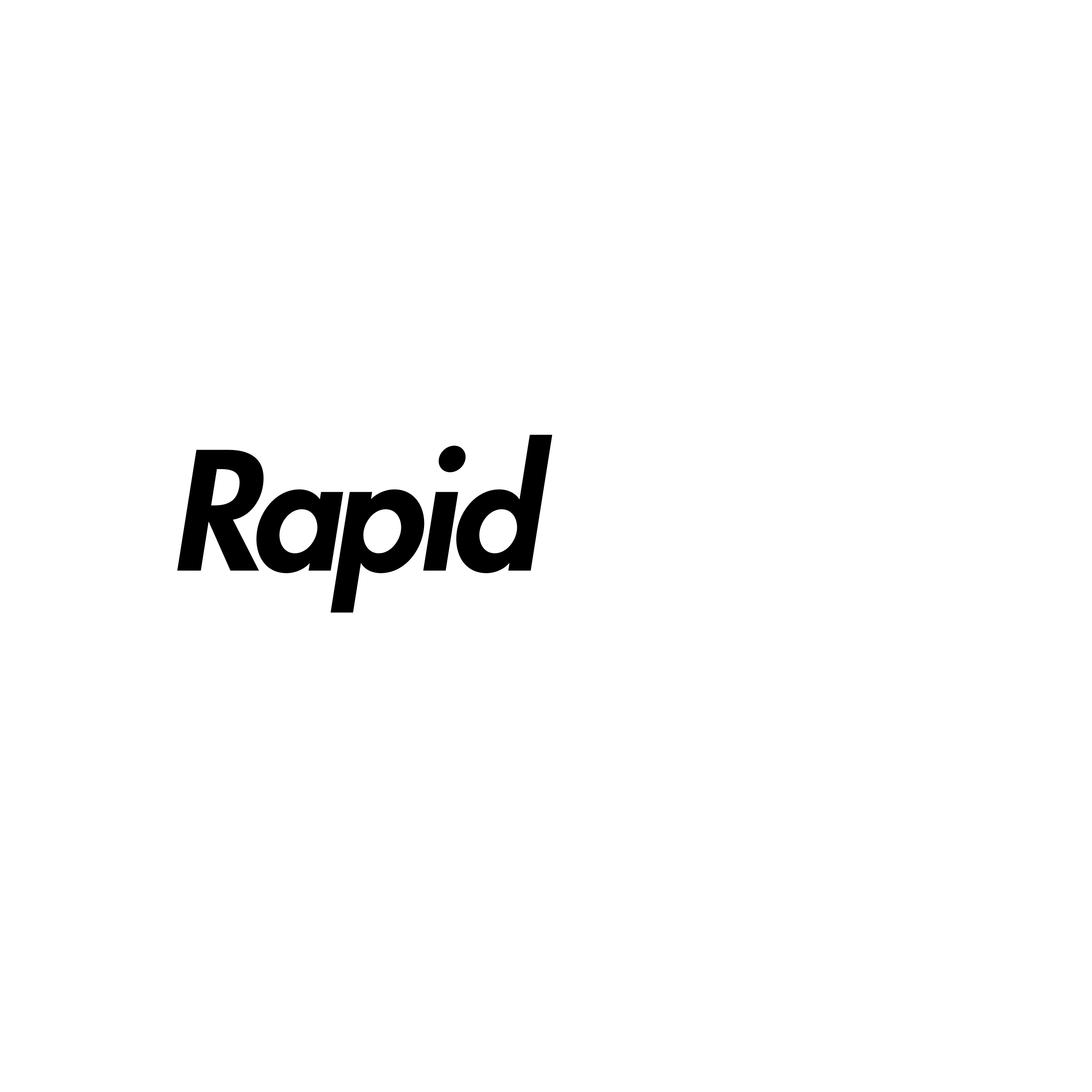 RapidStream Logo black and white