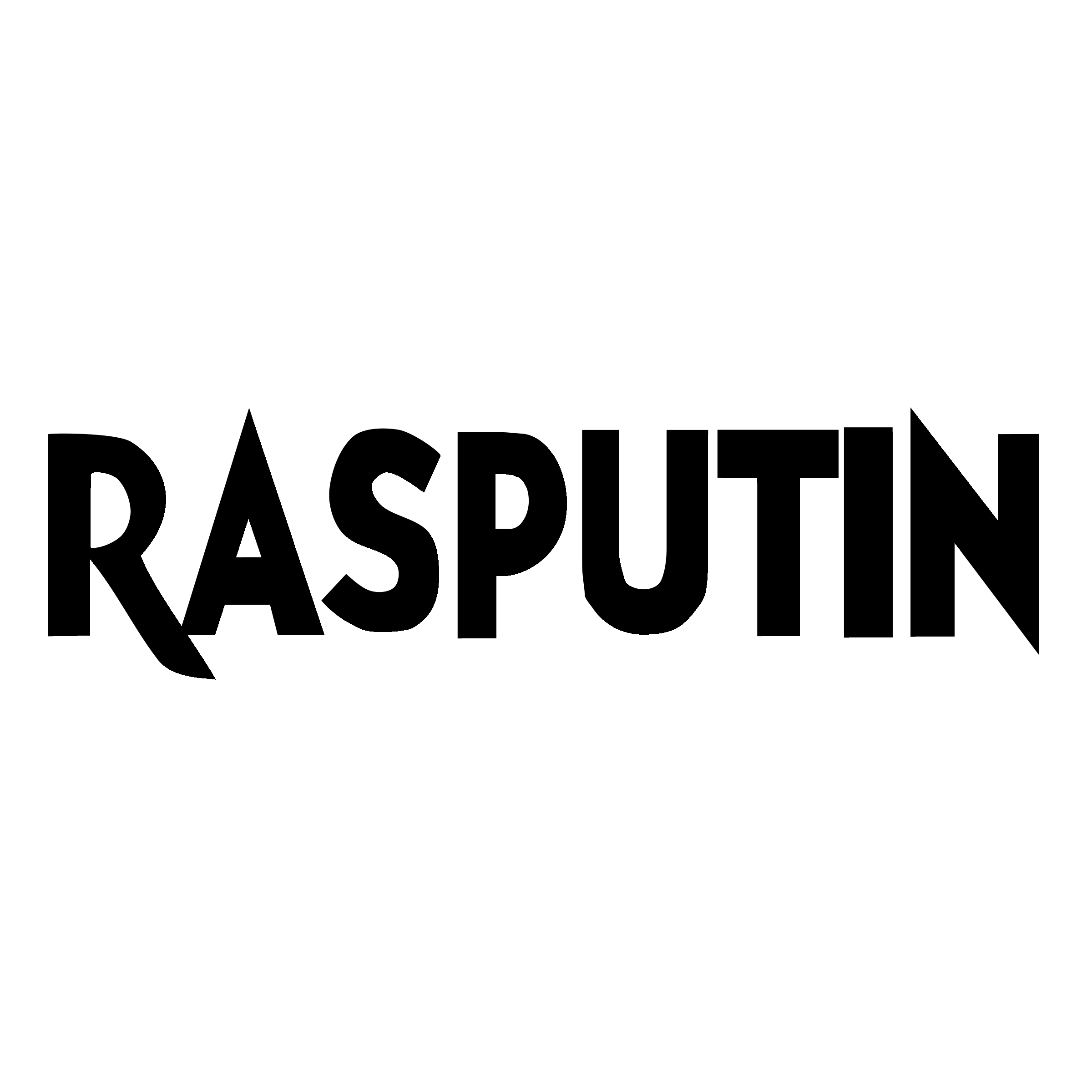 Rasputin Logo black and white