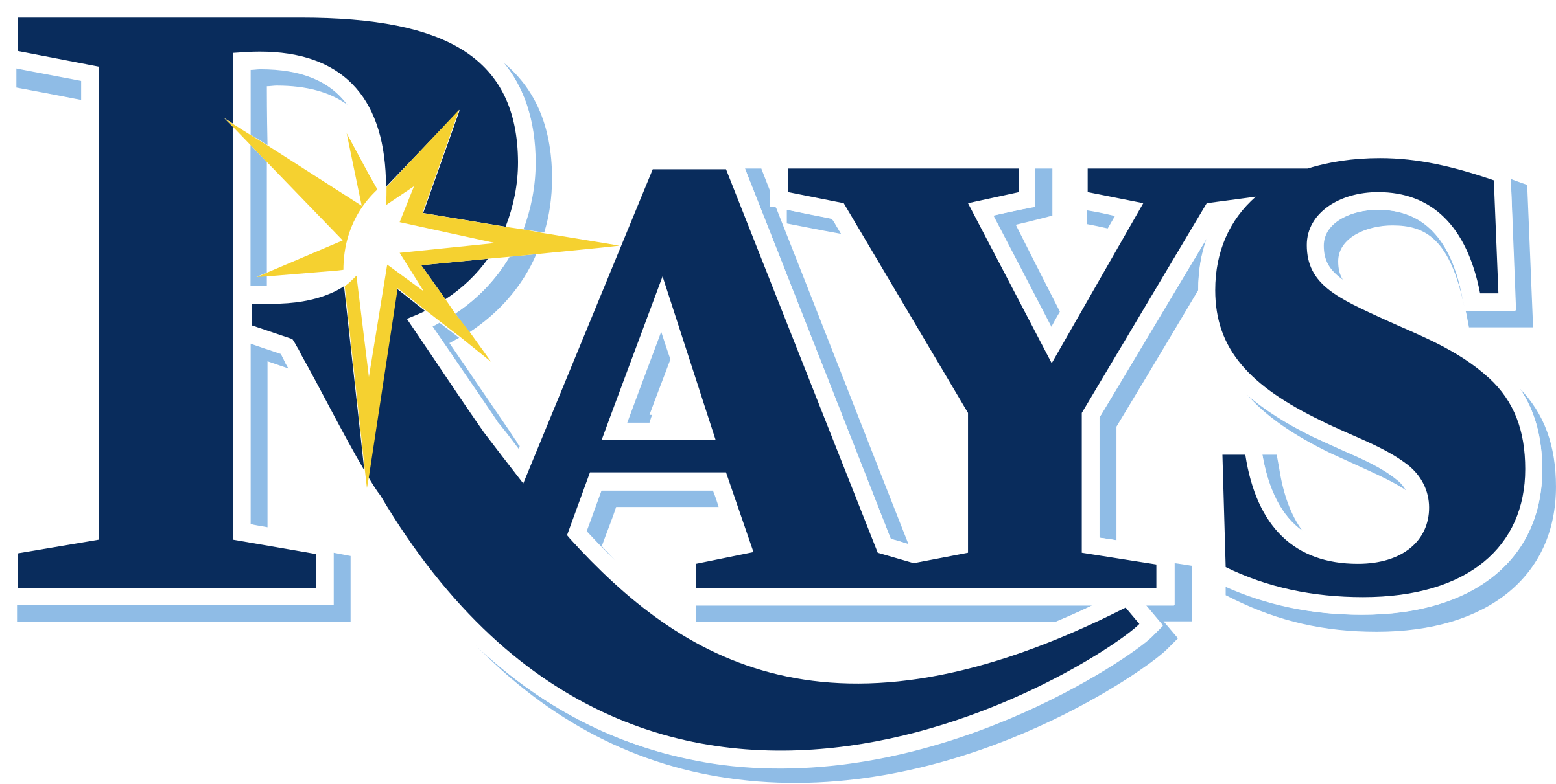 Tampa Bay Rays Logo Digital File (SVG Cutting File Pdf Png Dxf ...