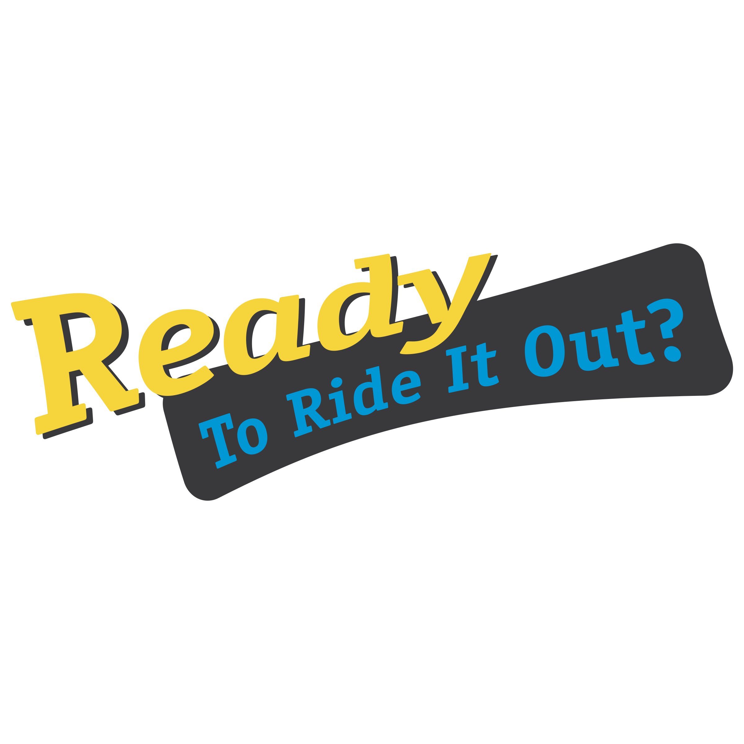 Ready To Ride It Out Logo PNG Transparent & SVG Vector Freebie Supply