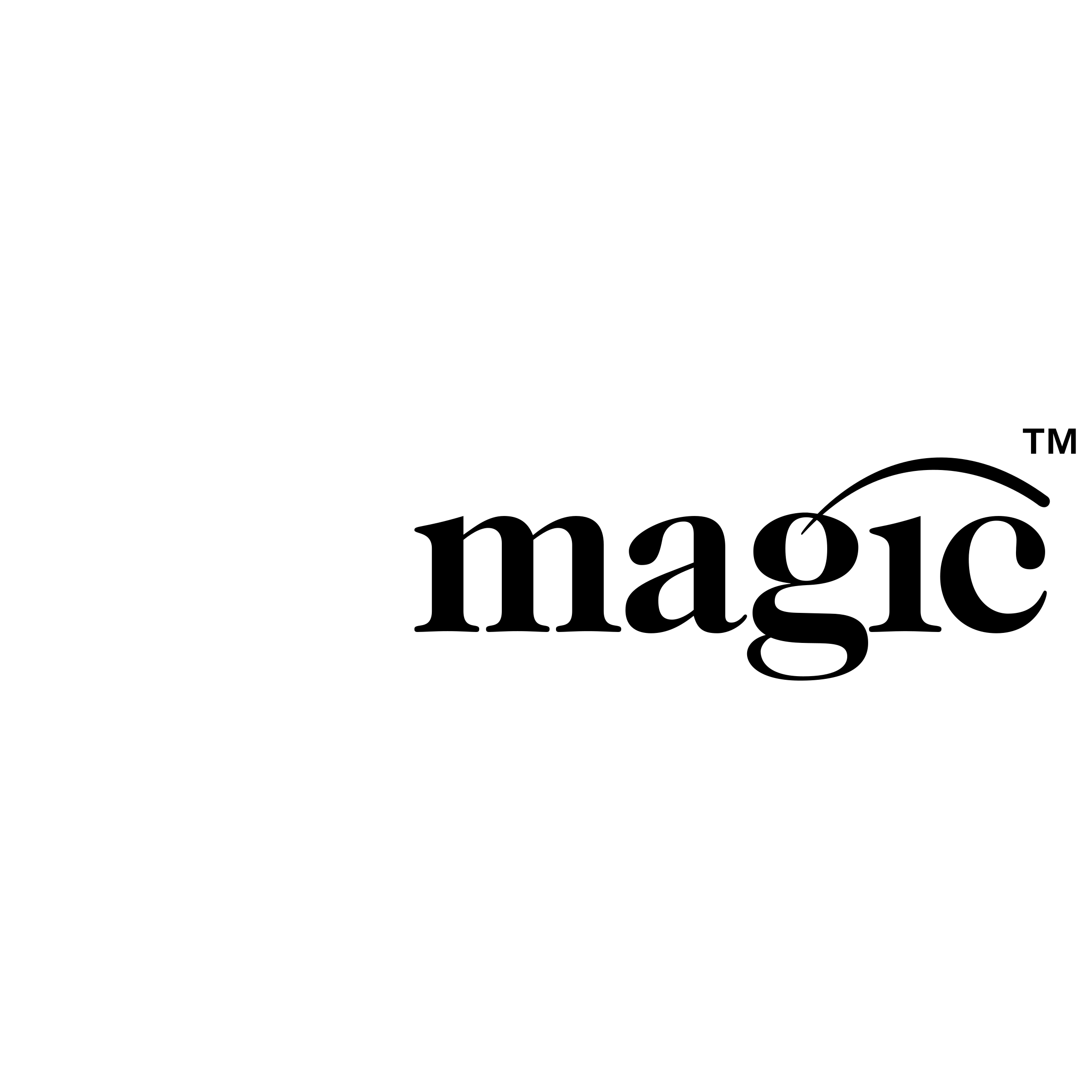 Real Magic Logo black and white