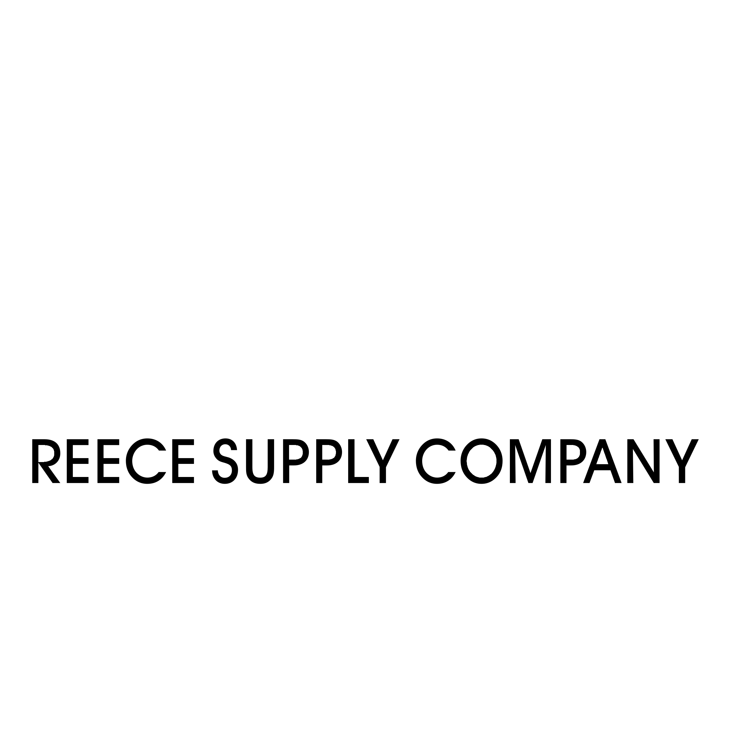 Reece Supply Company Logo black and white