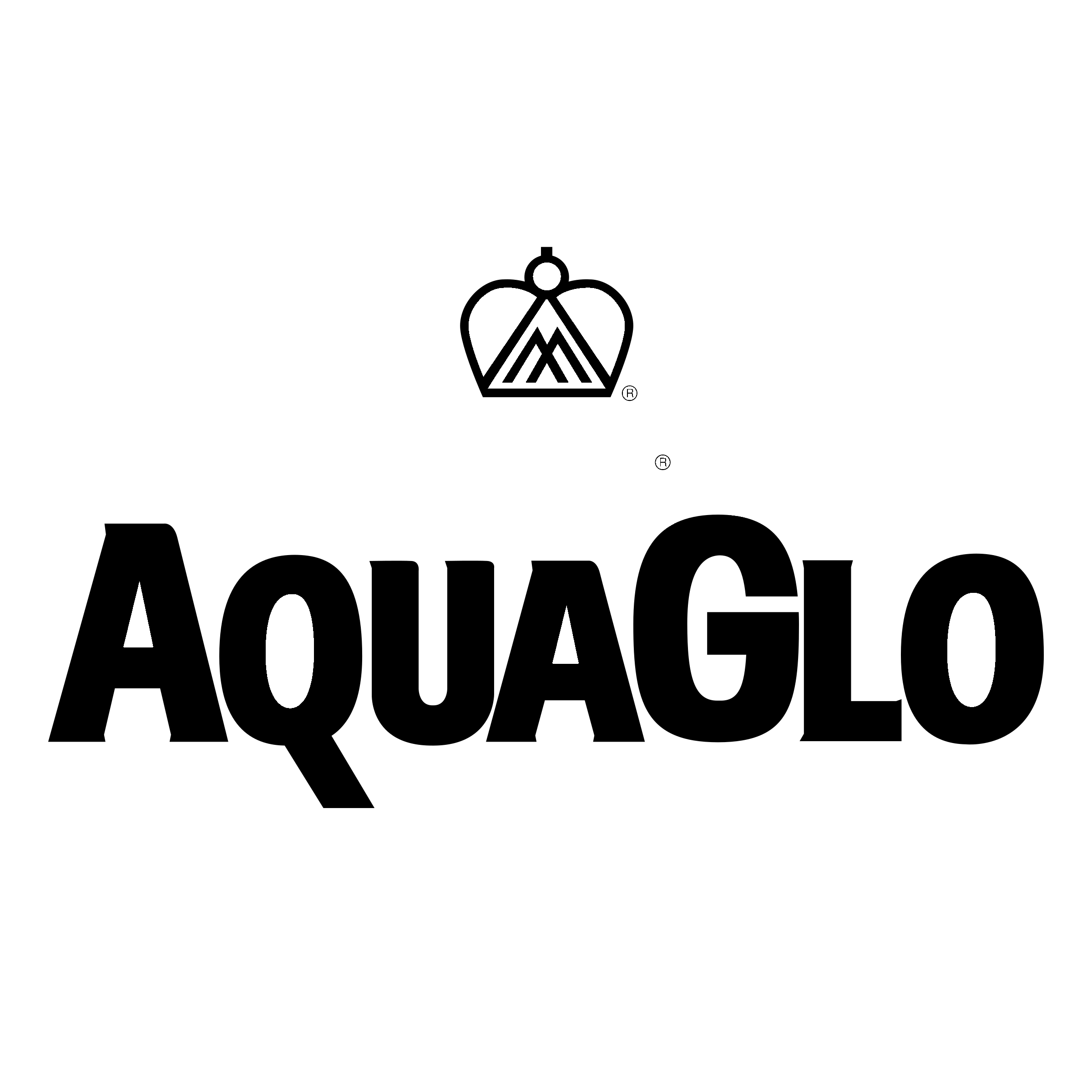 Regal AquaGlo Logo black and white