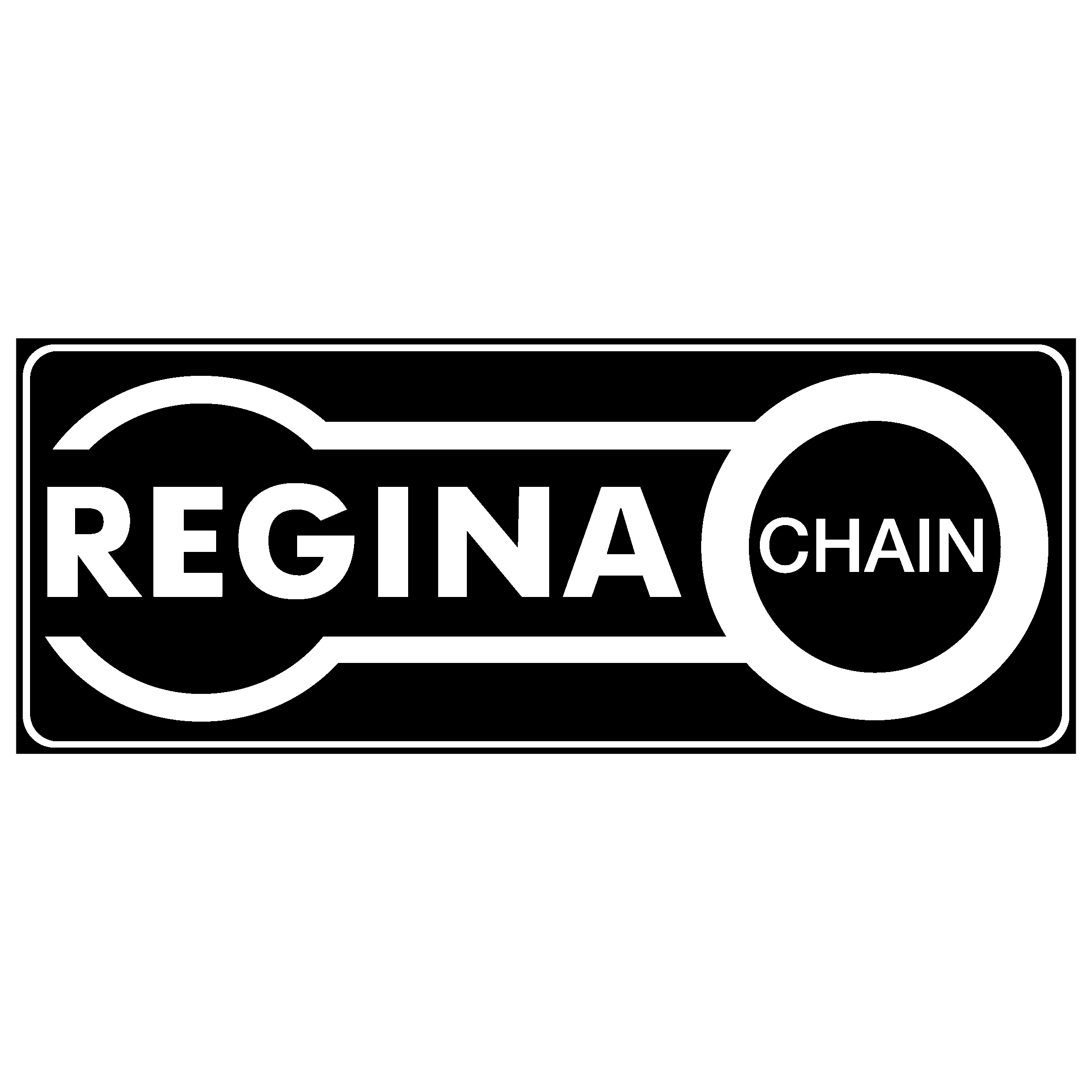 Regina Chain Logo black and white