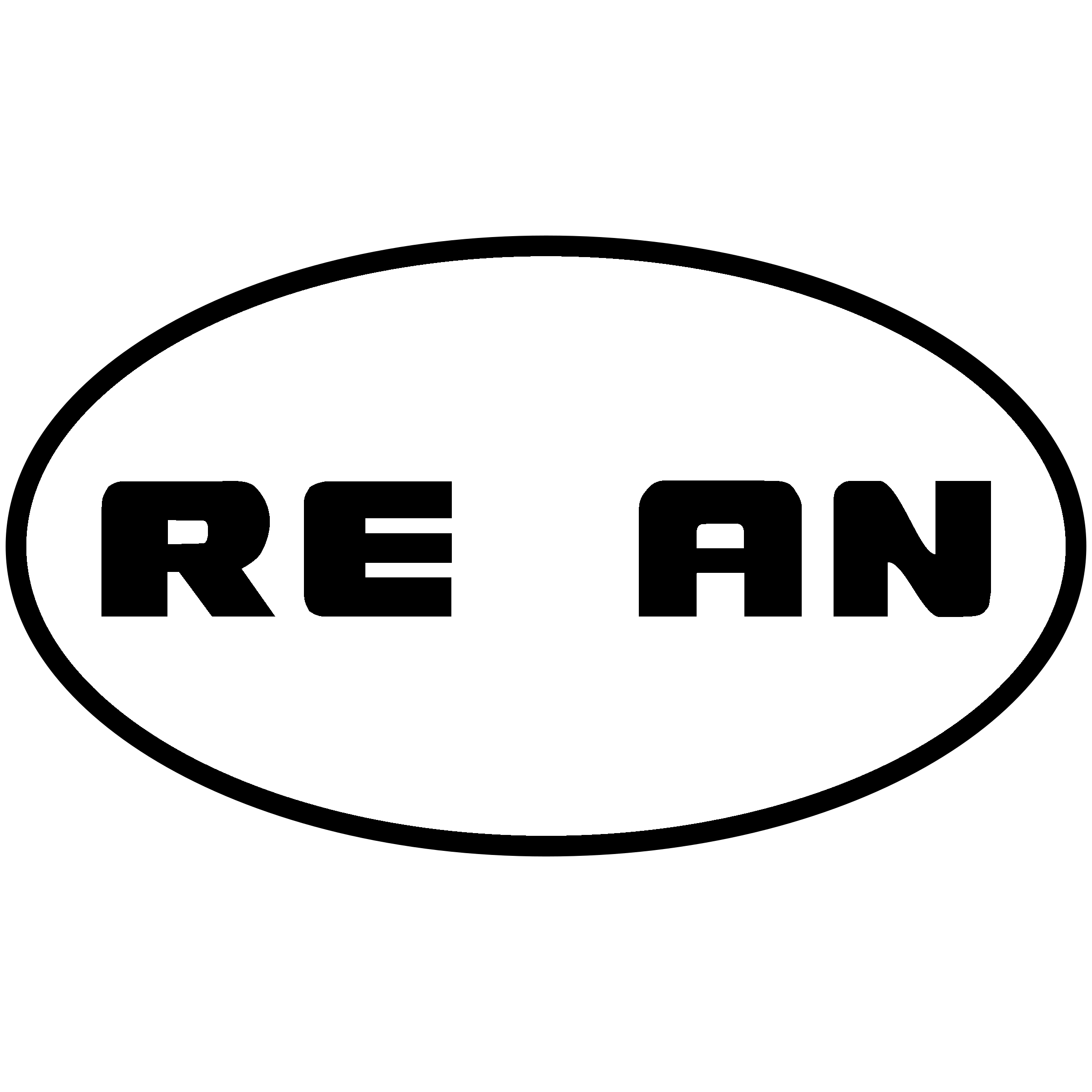 Resan Mineral Water Logo black and white