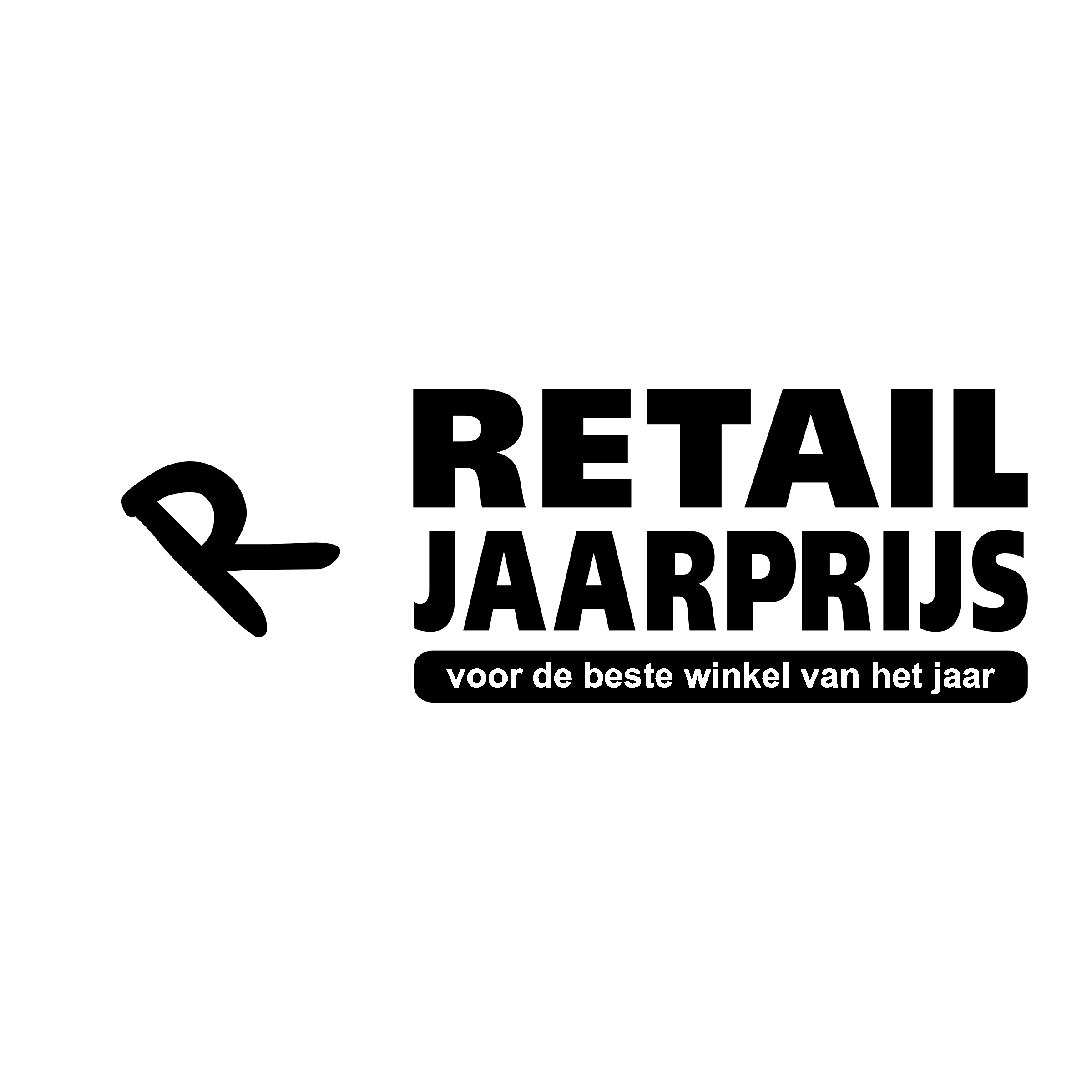 Retail Jaarprijs Logo black and white