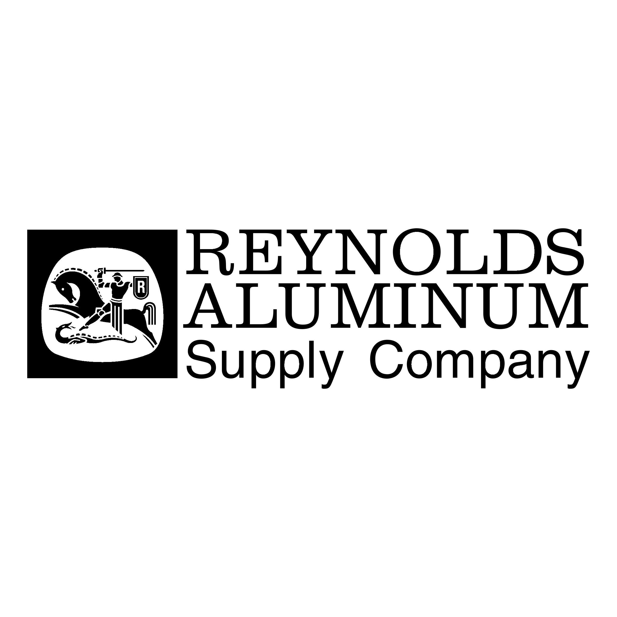 Reynolds Aluminum Logo black and white