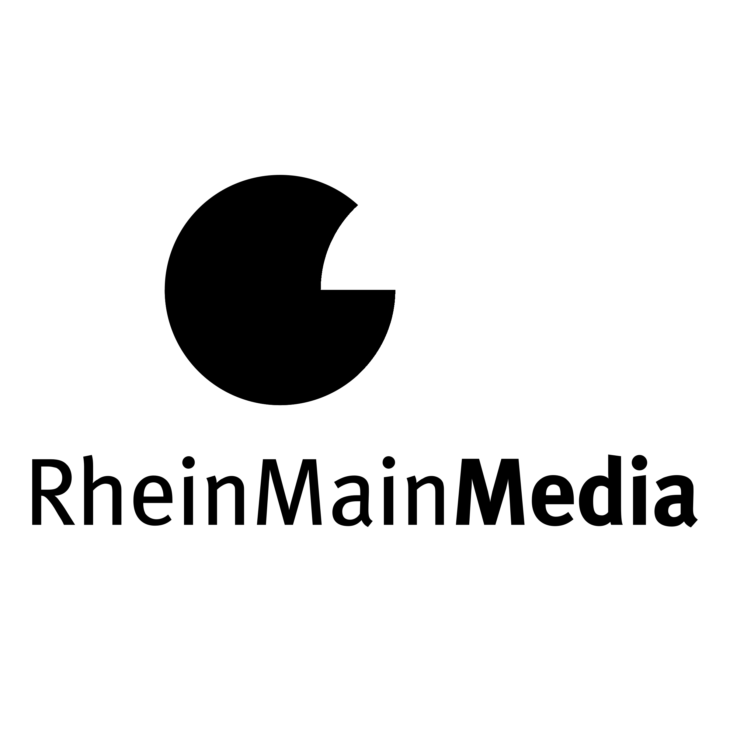 RheinMainMedia Logo black and white