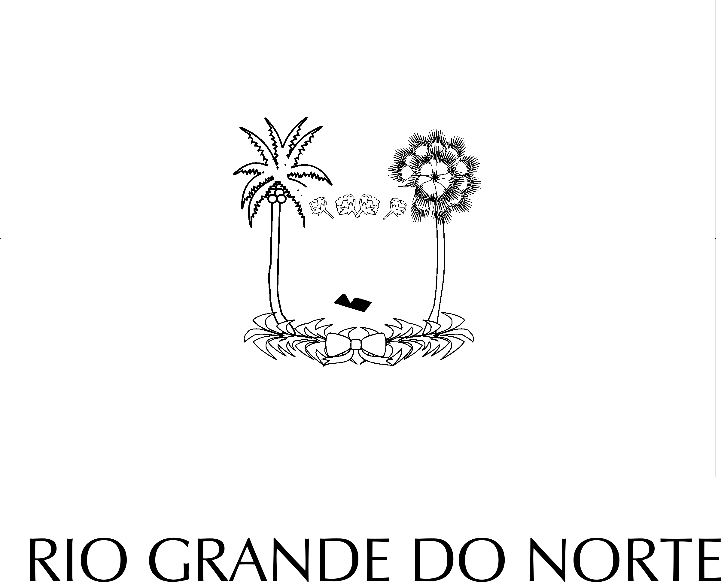 Rio Grande do Norte Logo black and white