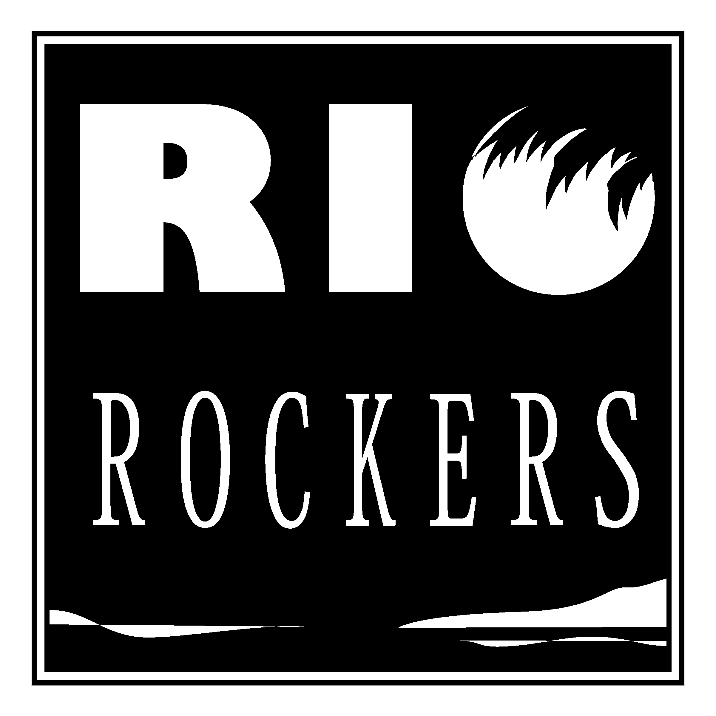 Rio Rockers Logo black and white
