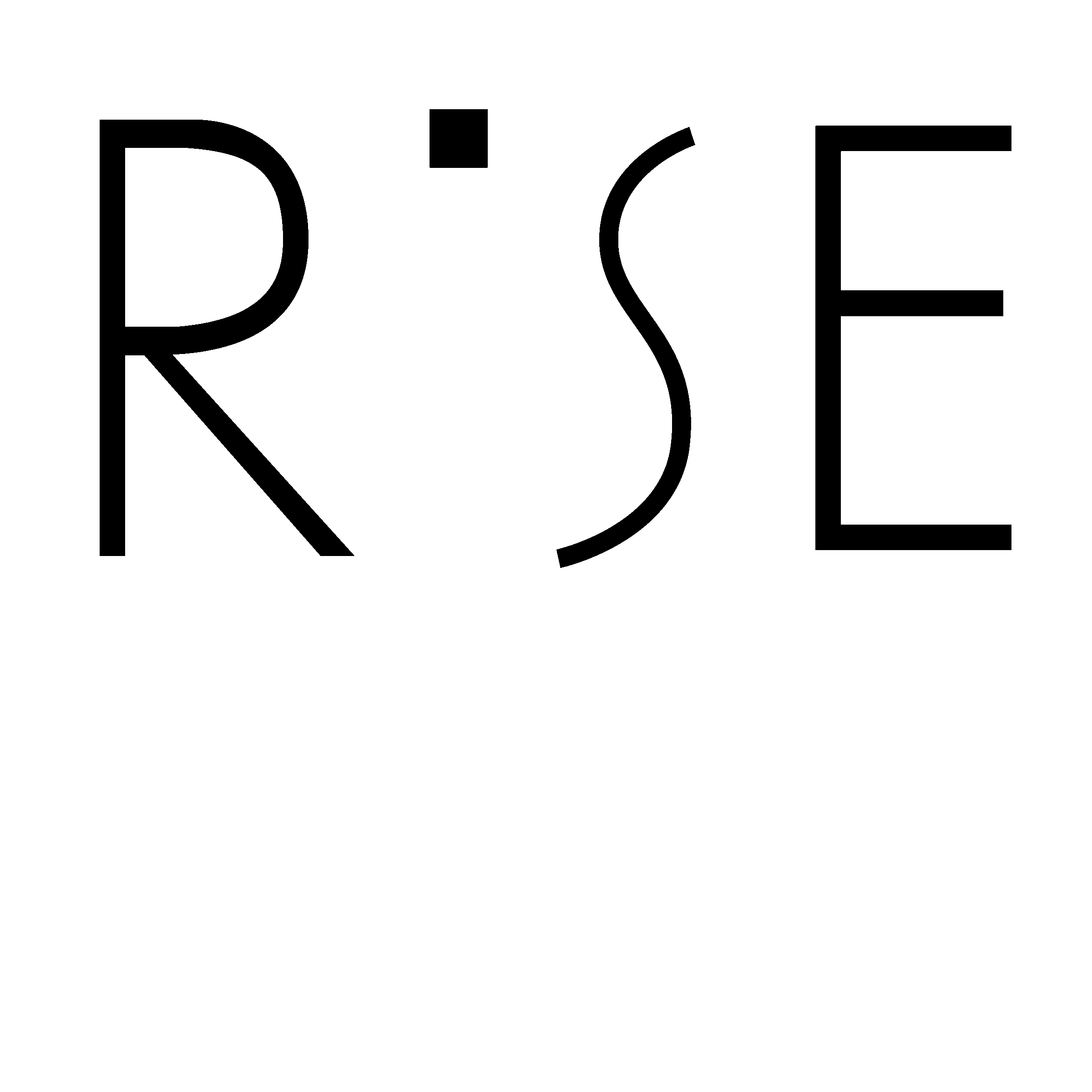 Rise Lis's Logo black and white
