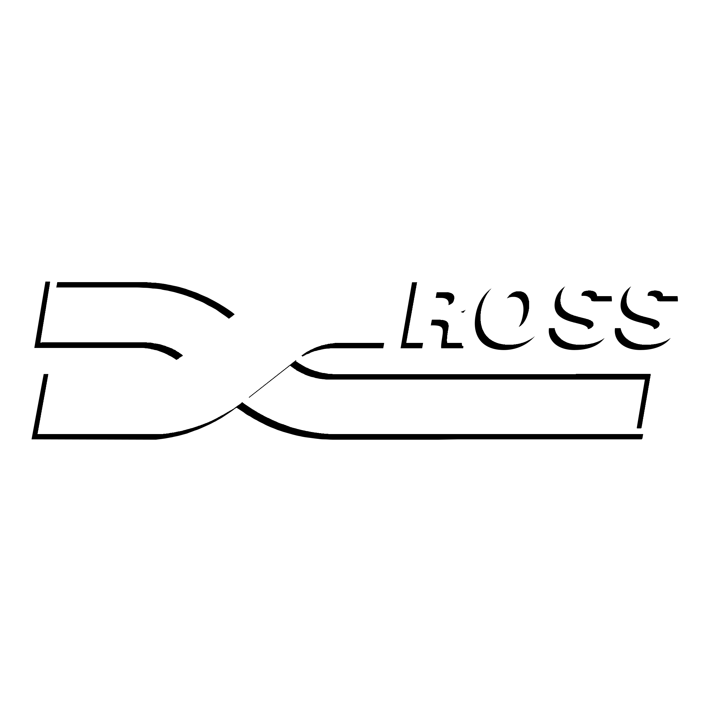 Ross Video Logo black and white