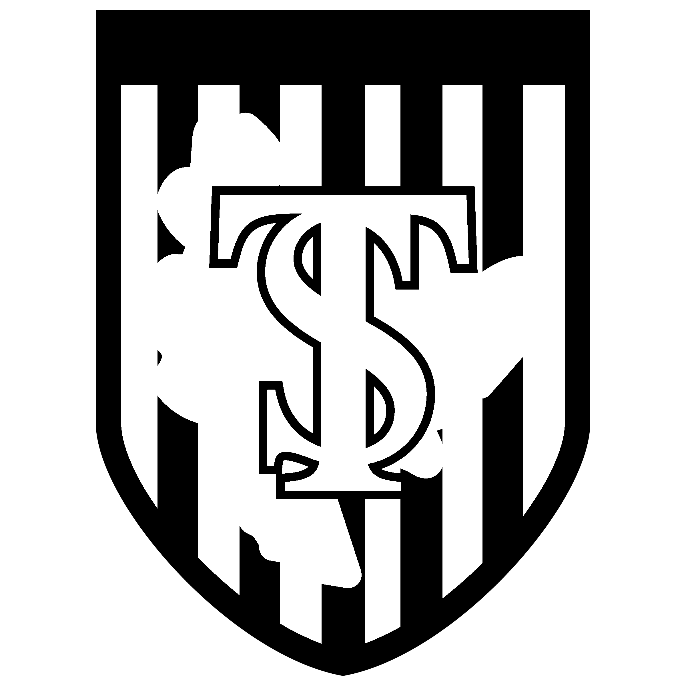 Sagan Tosu Logo black and white