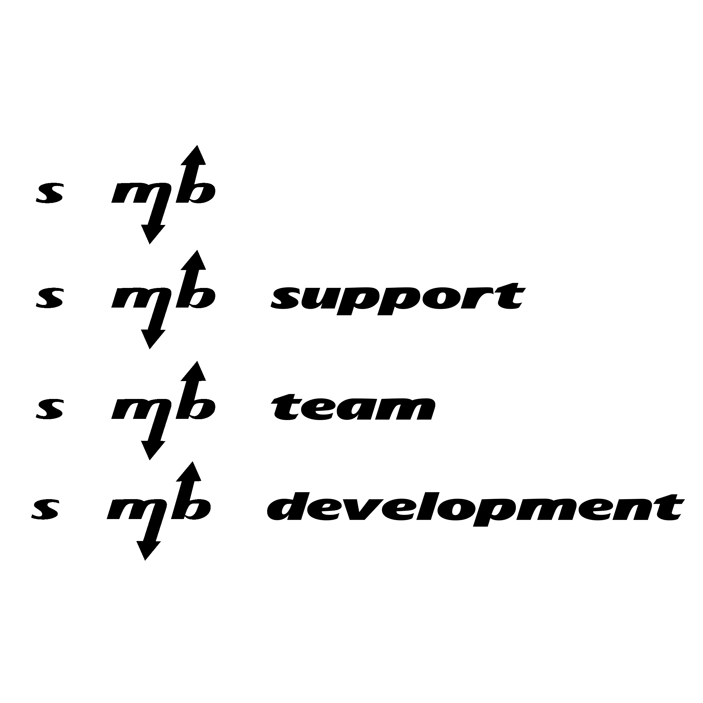 Samba Logo black and white