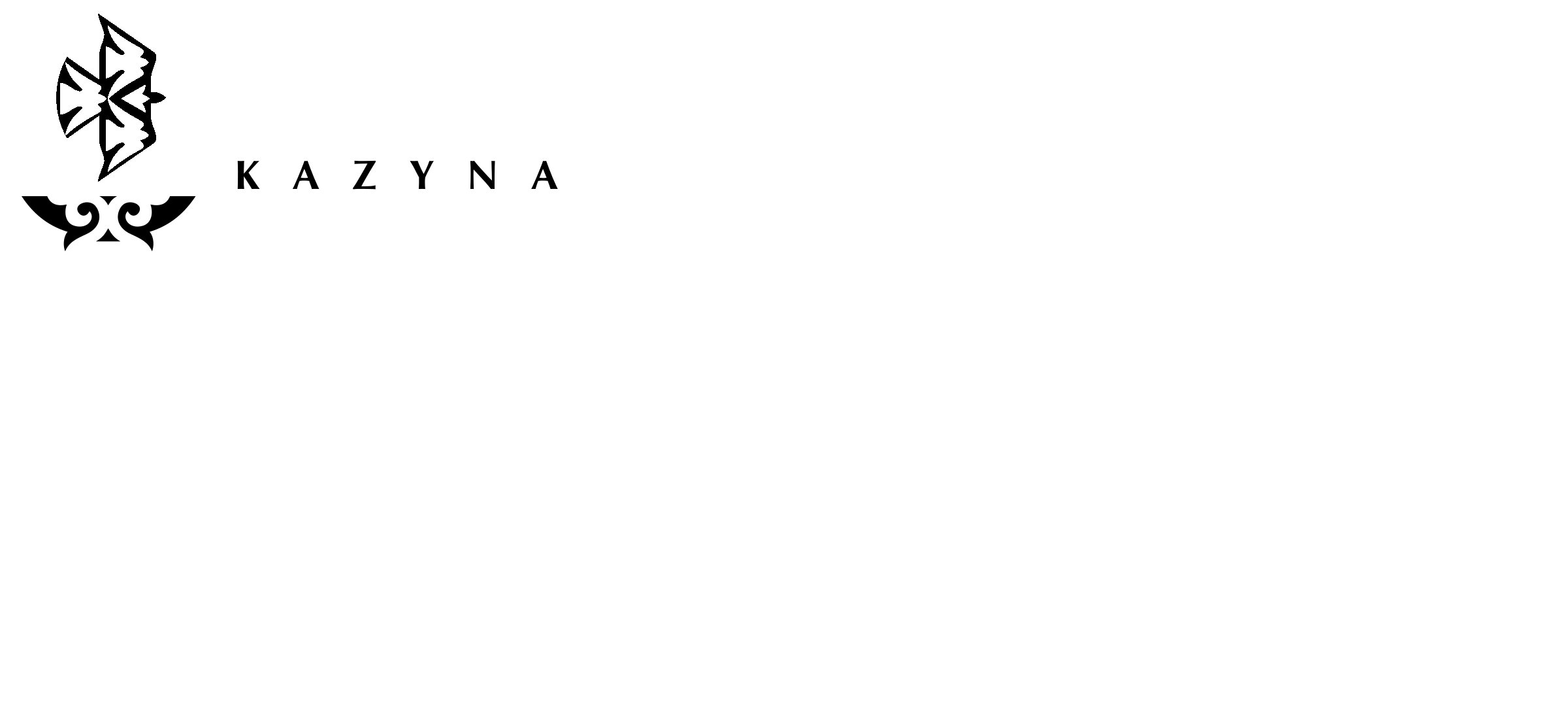 Samruk Kazyna Logo black and white