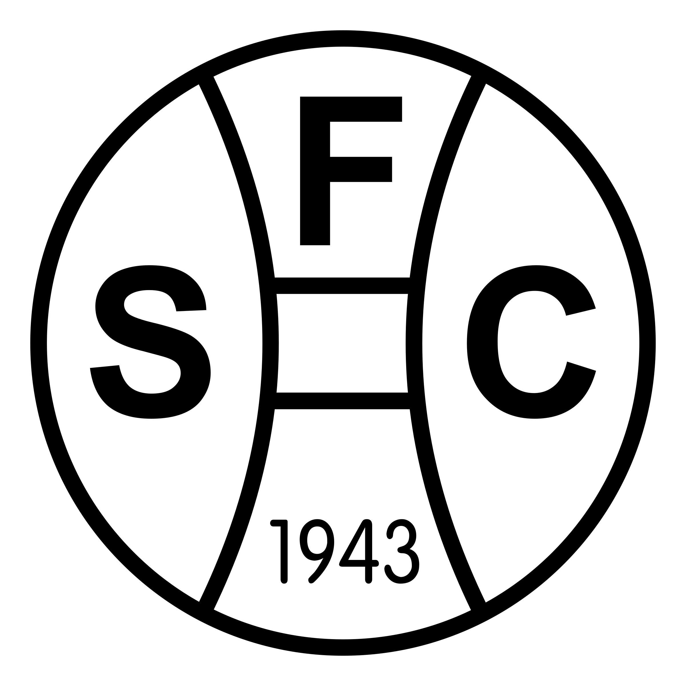 Sapiranga Futebol Clube de Sapiranga RS Logo black and white