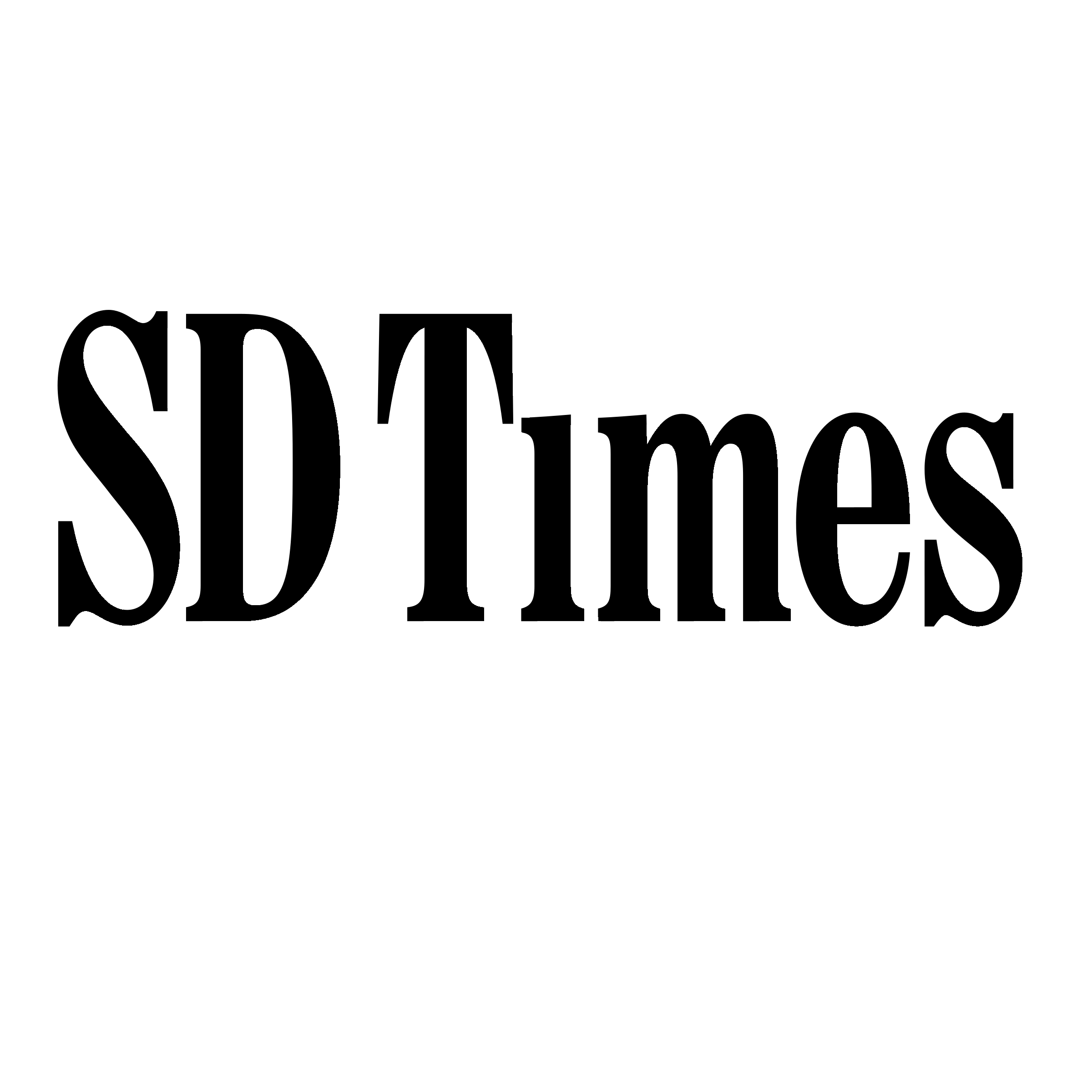 SD Times Logo black and white
