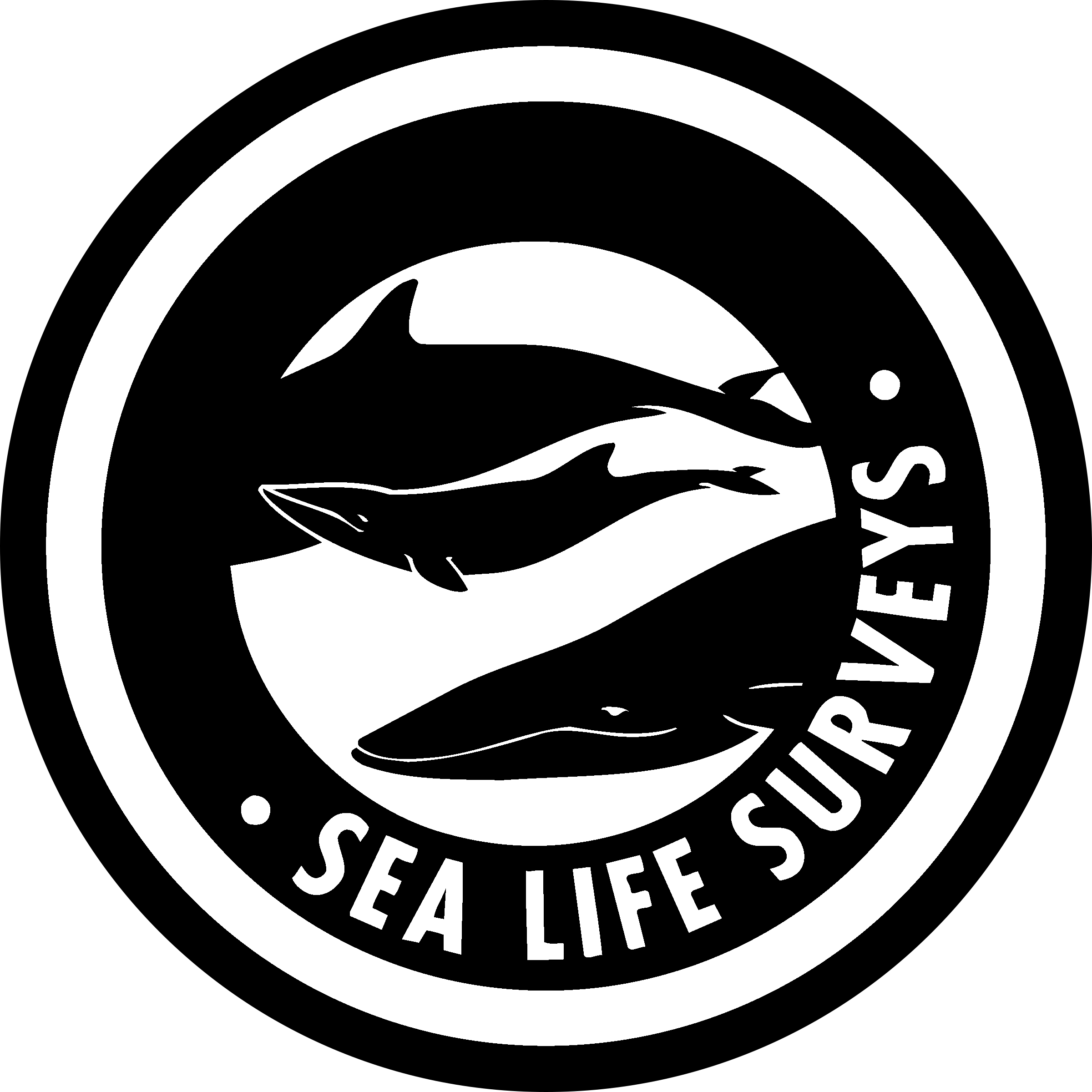 Sea Life Surveys Logo black and white