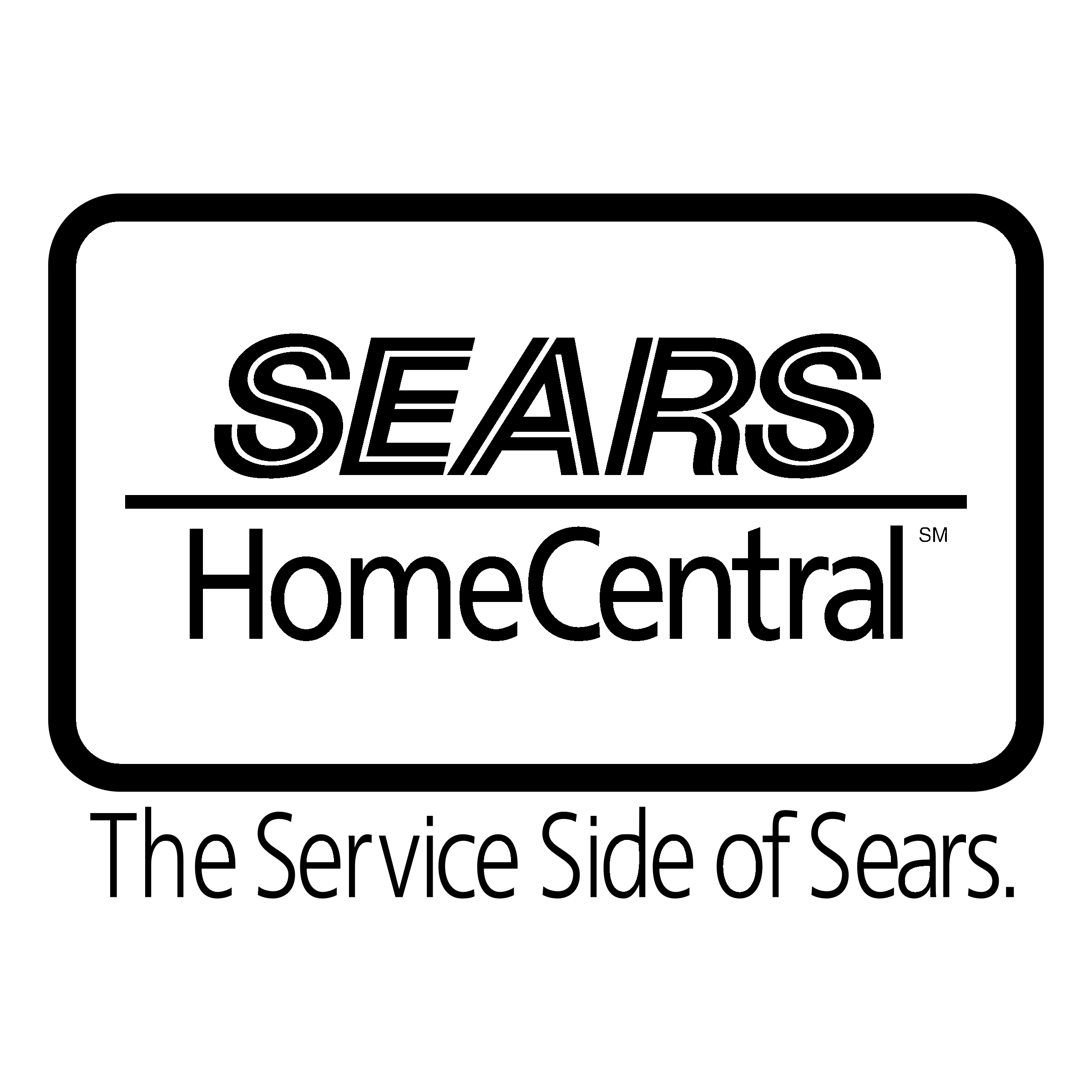 Sears HomeCentral Logo black and white
