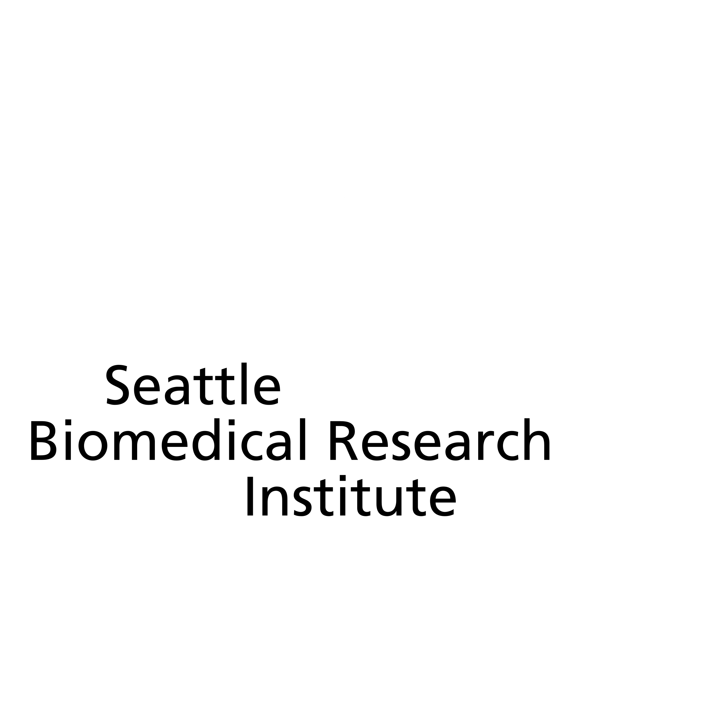 Seattle Biomedical Research Institute Logo black and white