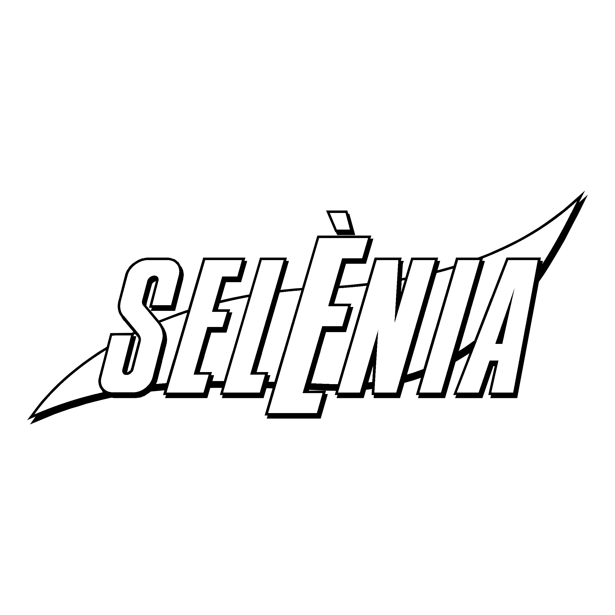 Selenia Logo black and white
