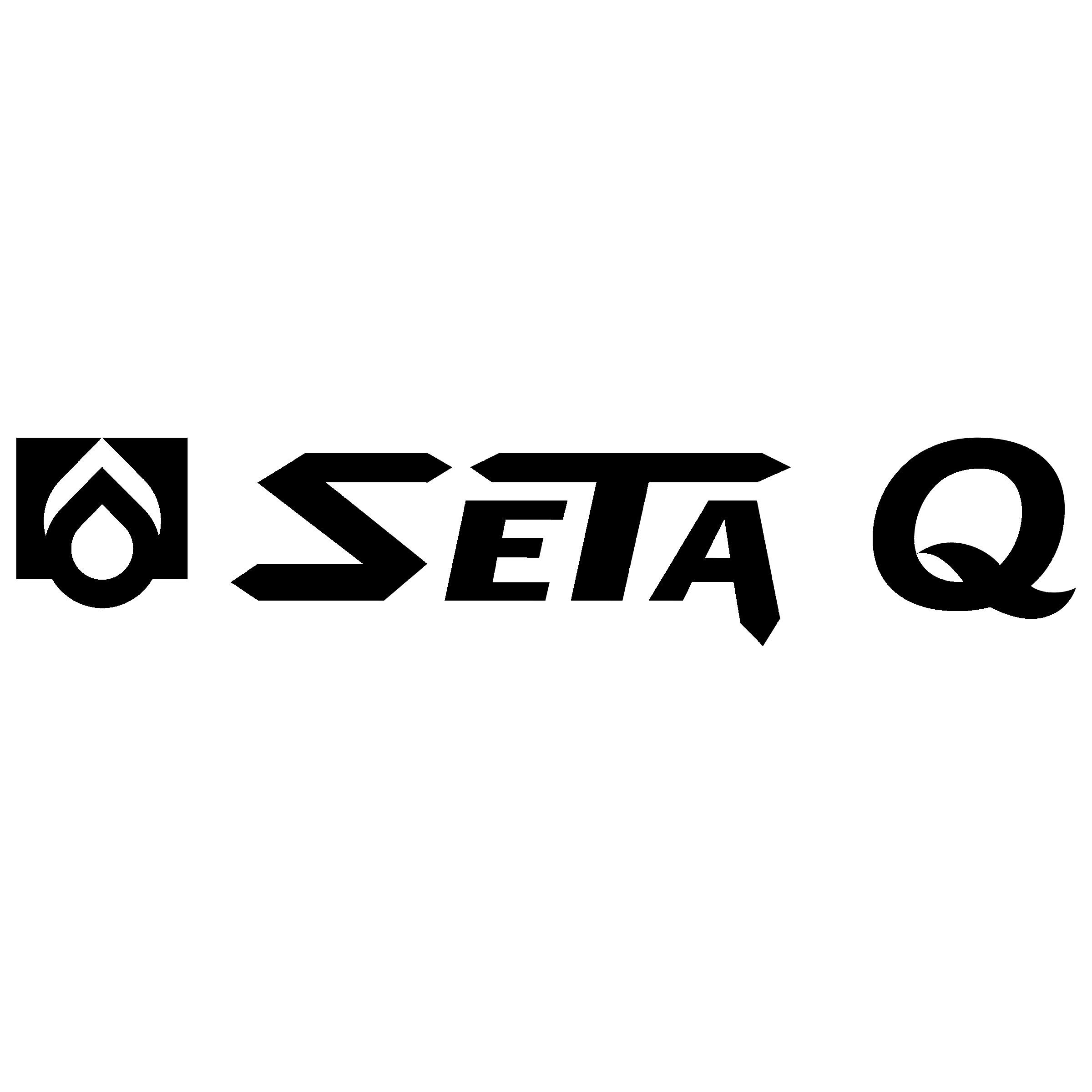 Seta Q Logo black and white