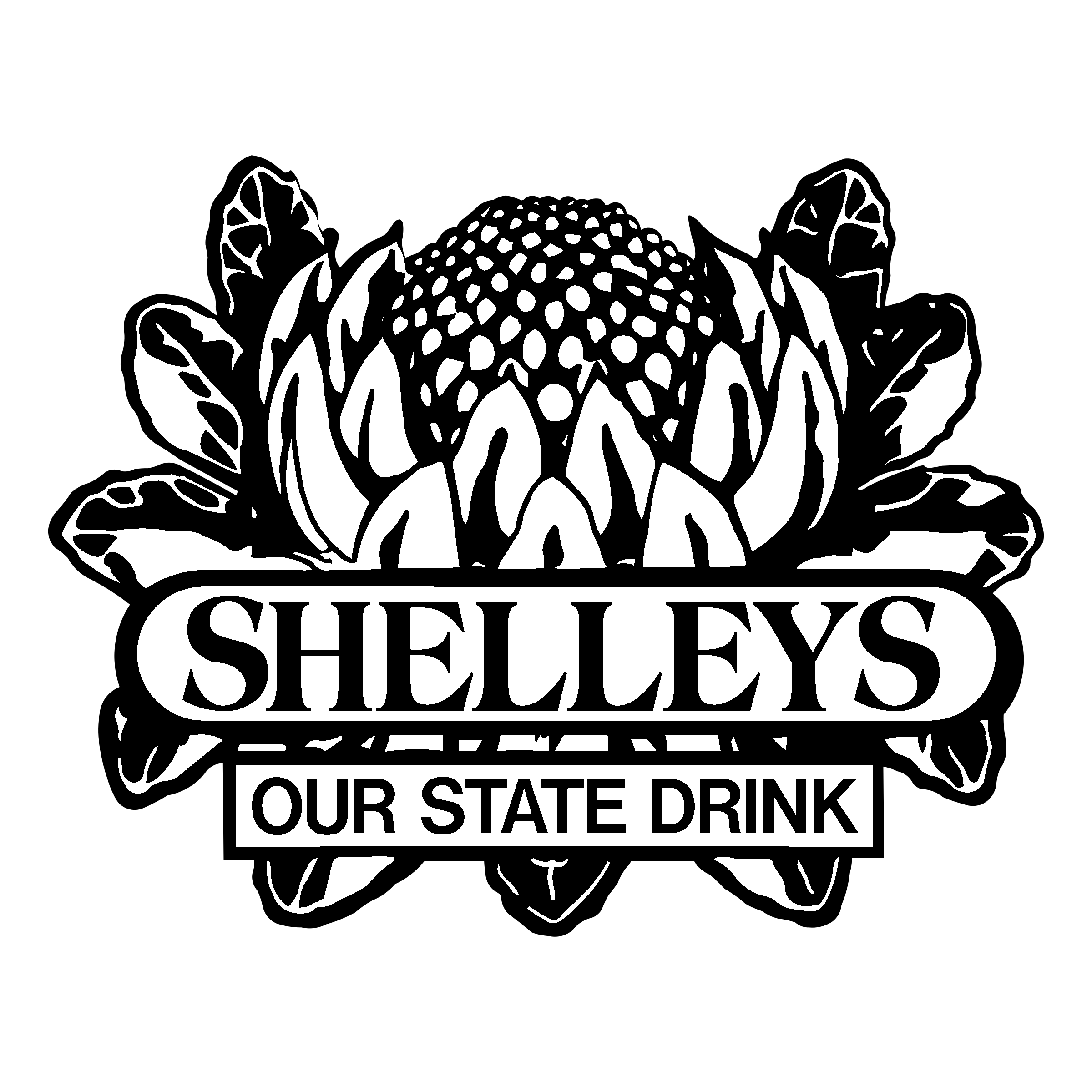 Shelleys Logo black and white