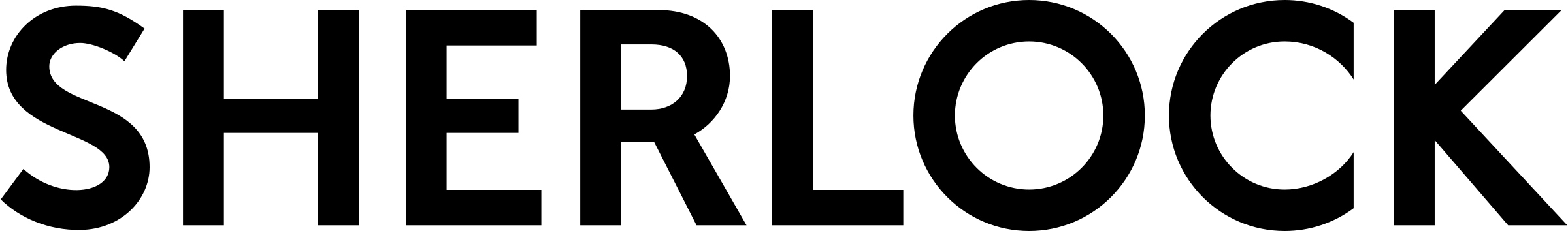 Sherlock Logo black and white