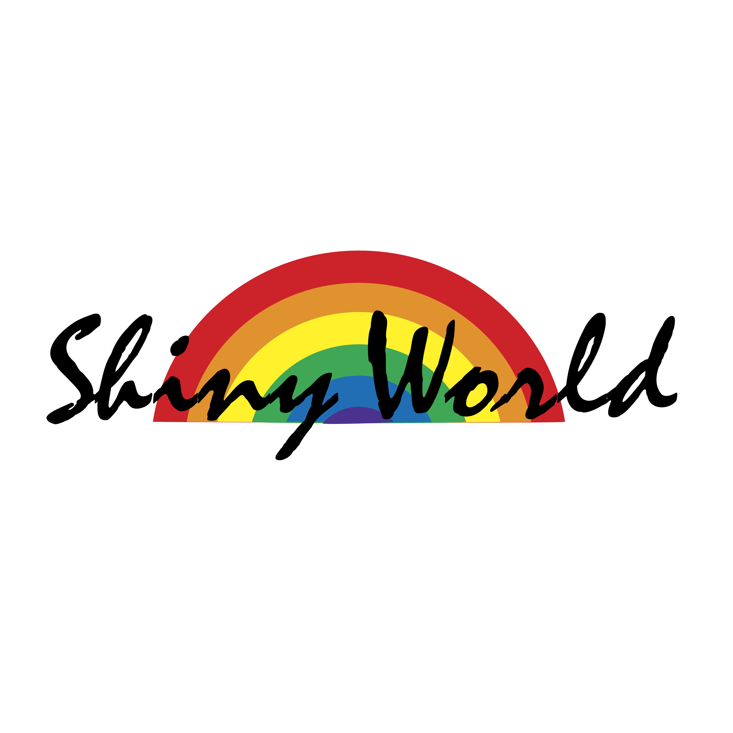 Shiny World Logo png transparent