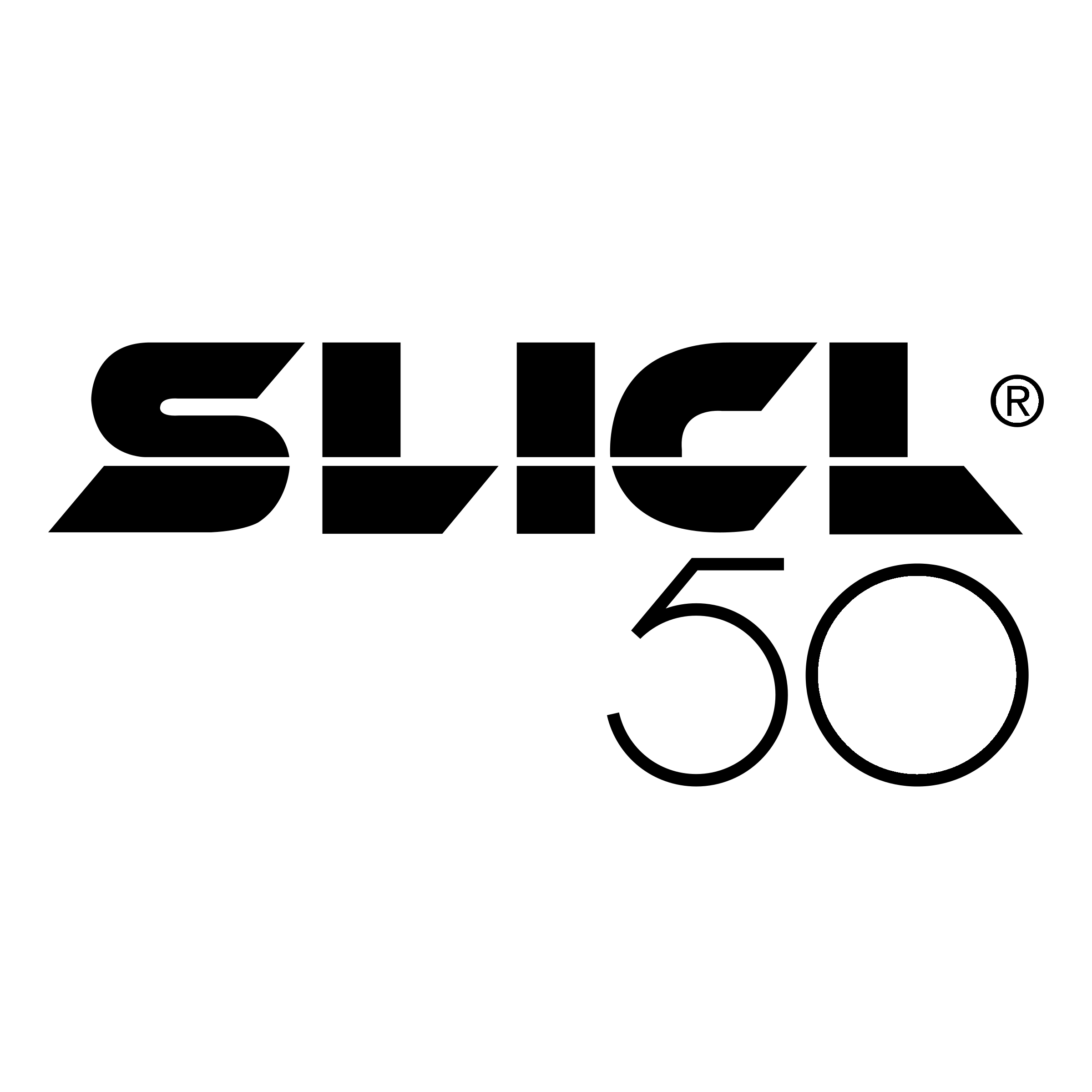 Slick 50 Logo black and white