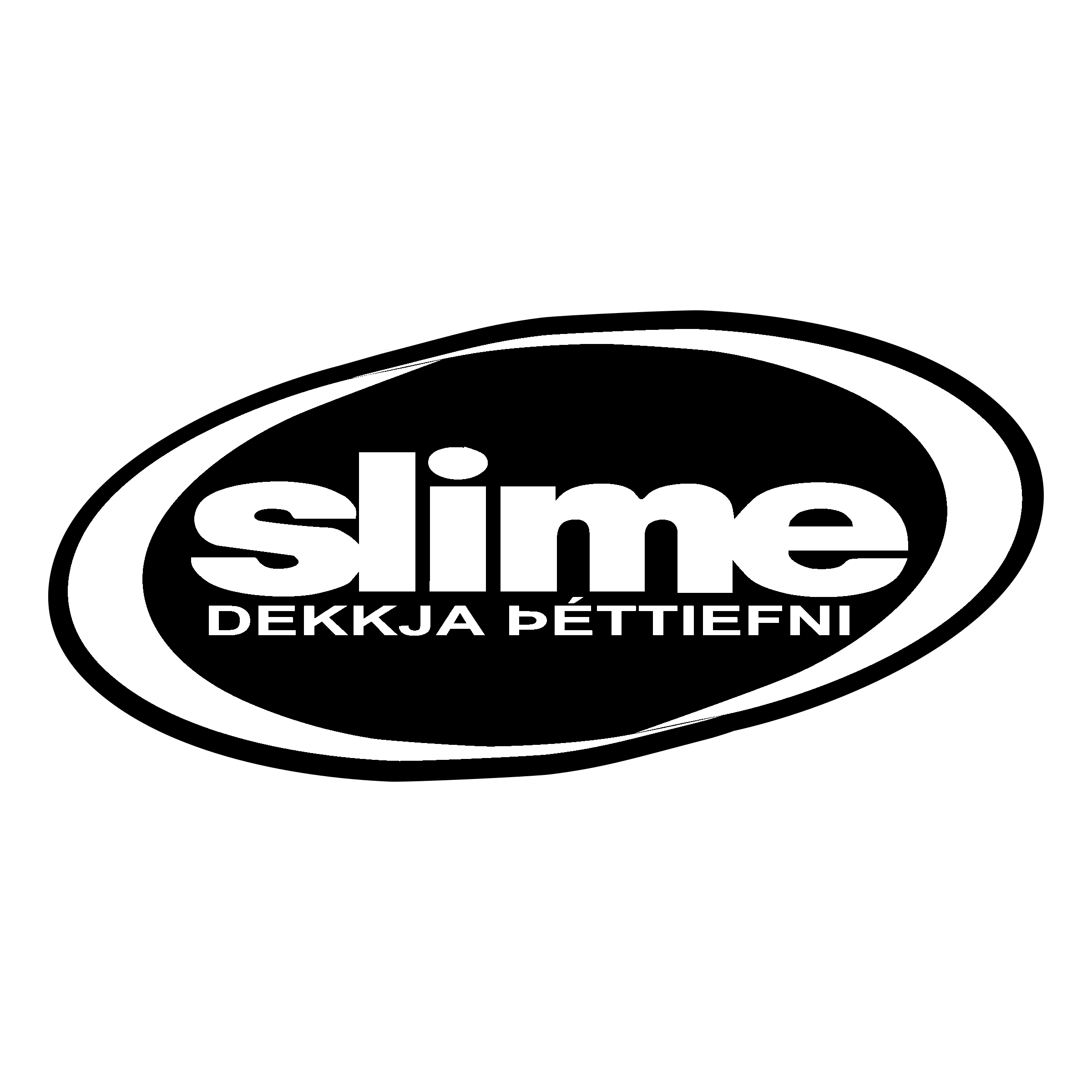 Slime Logo black and white