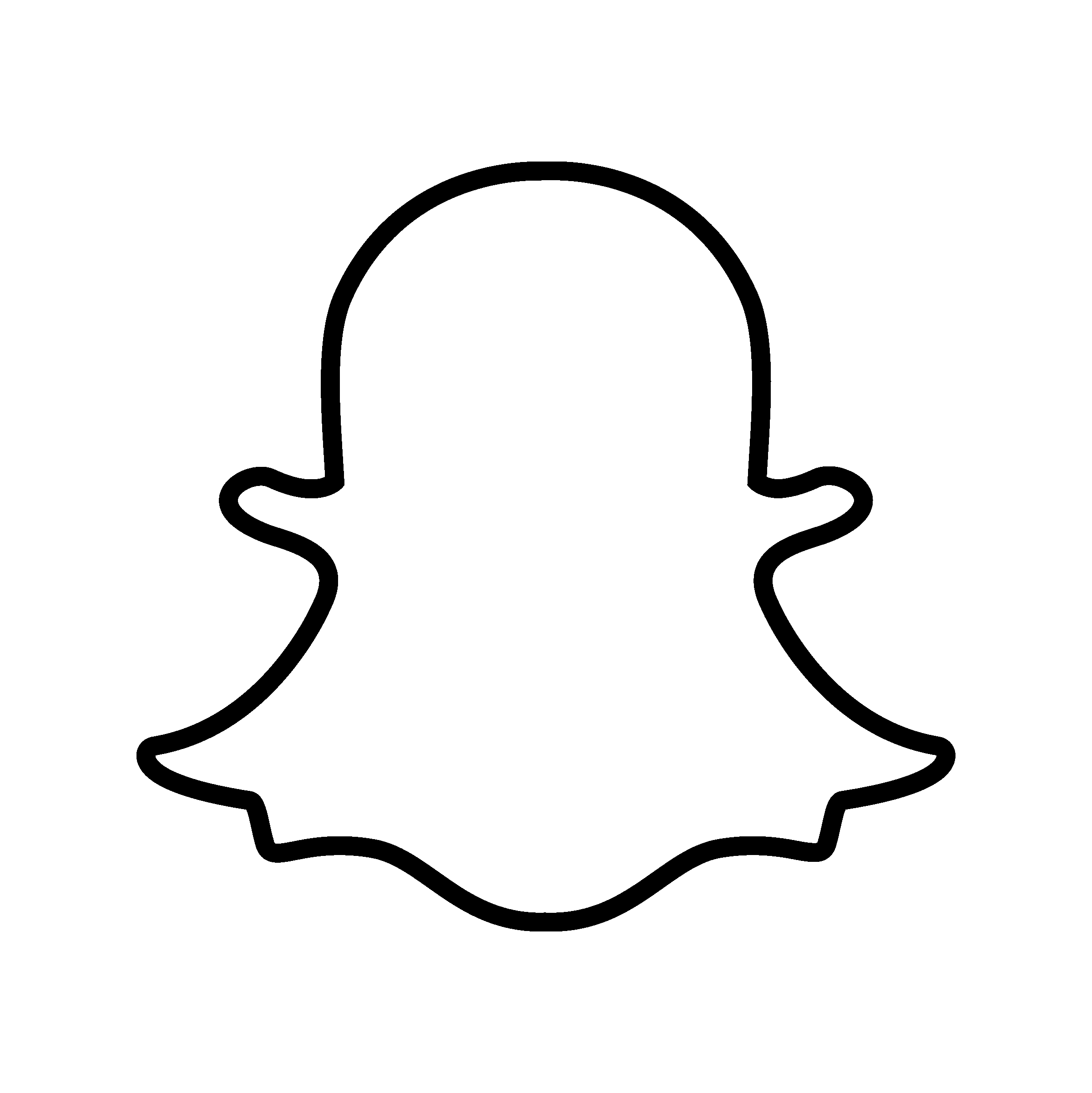 Snapchat Logo Black And White, HD Png Download - vhv | Snapchat logo,  Snapchat, Custom snapchat