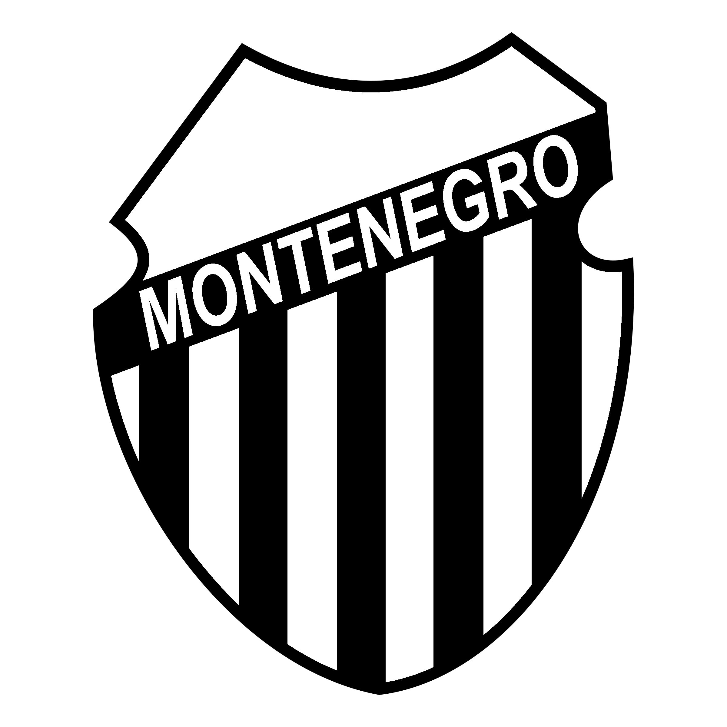 Sociedade Esportiva e Recreativa Montenegro de Montenegro RS Logo black and white