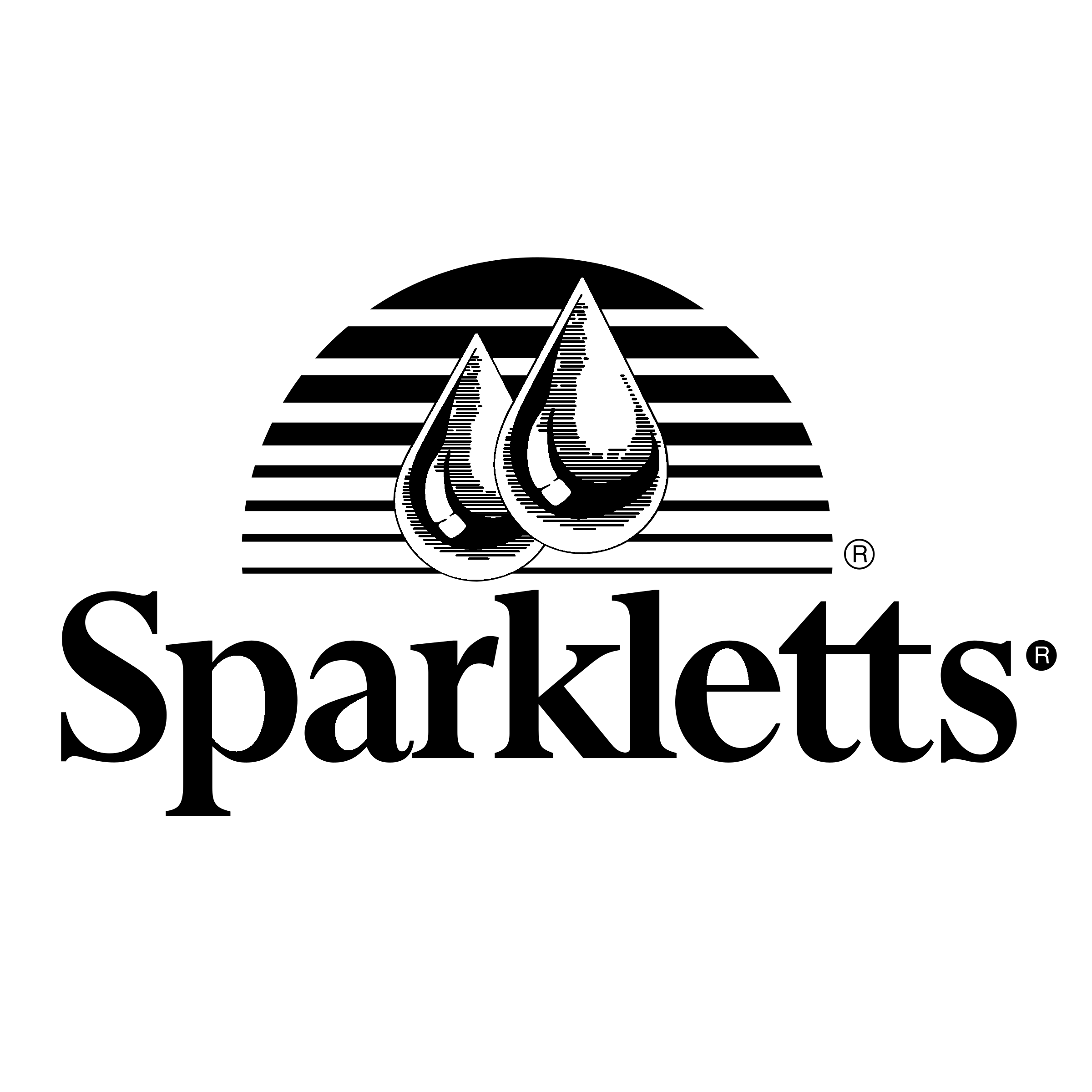 Sparkletts Logo black and white
