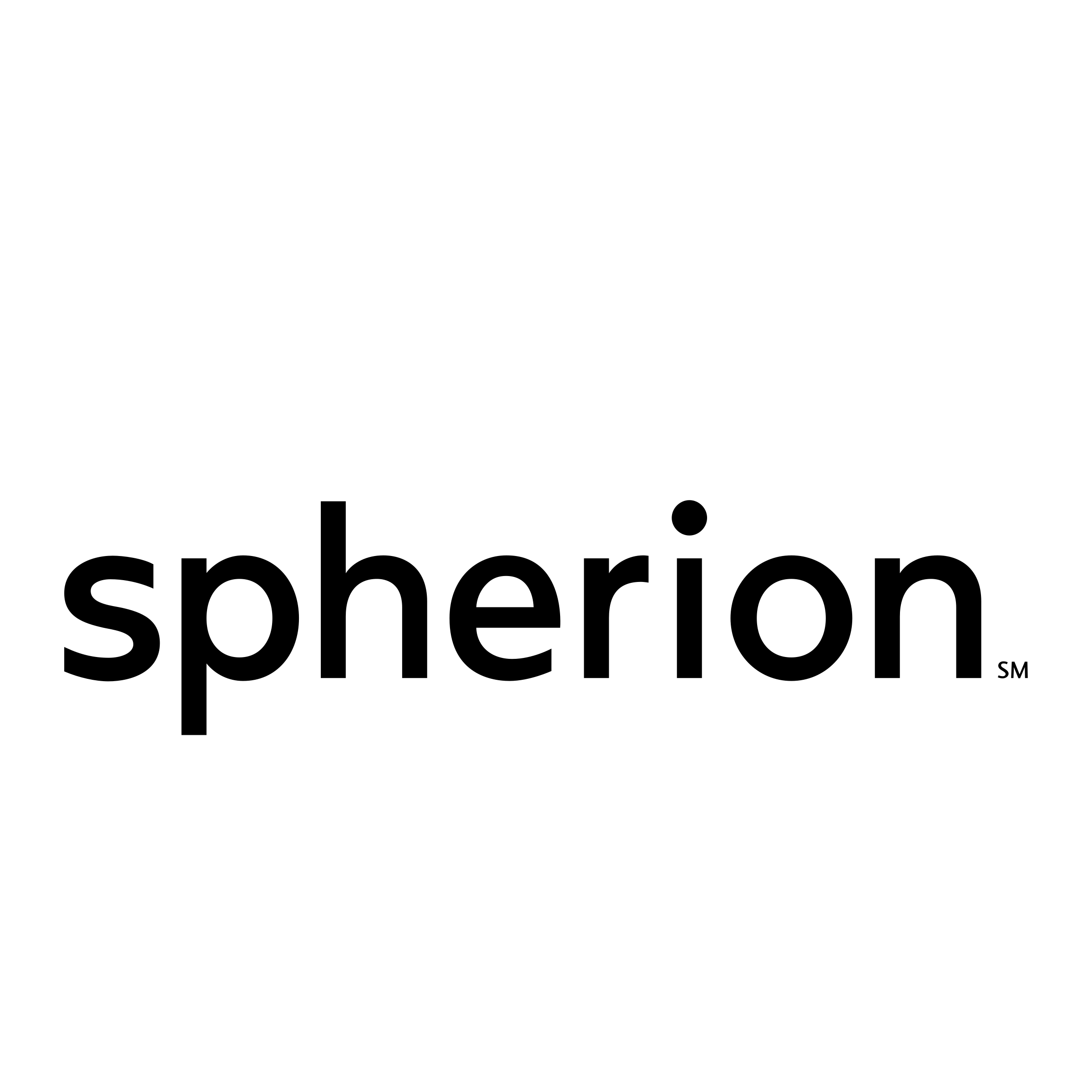 Spherion Logo black and white