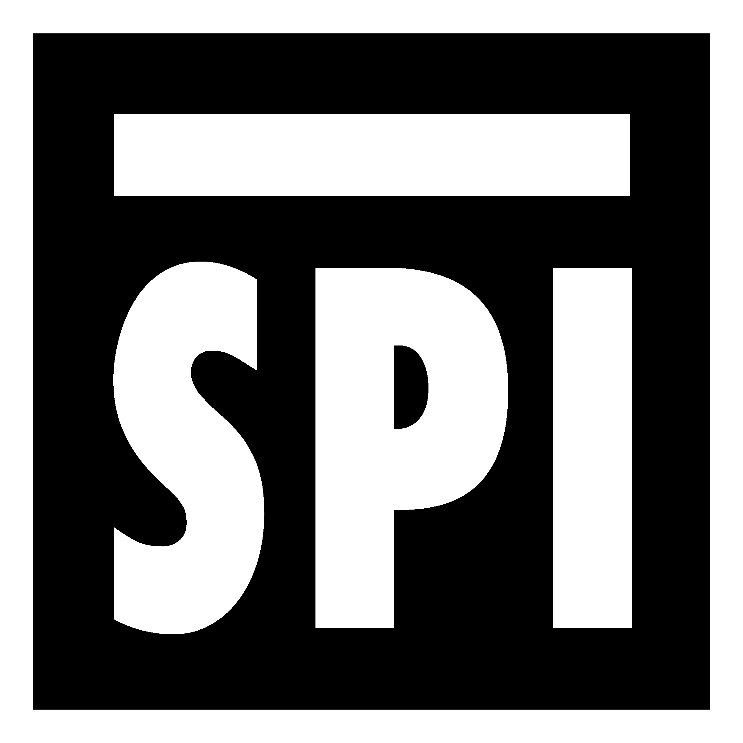 SPI Logo black and white