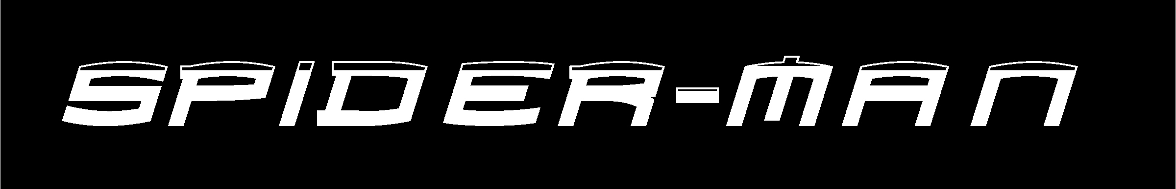 Spider man Logo black and white