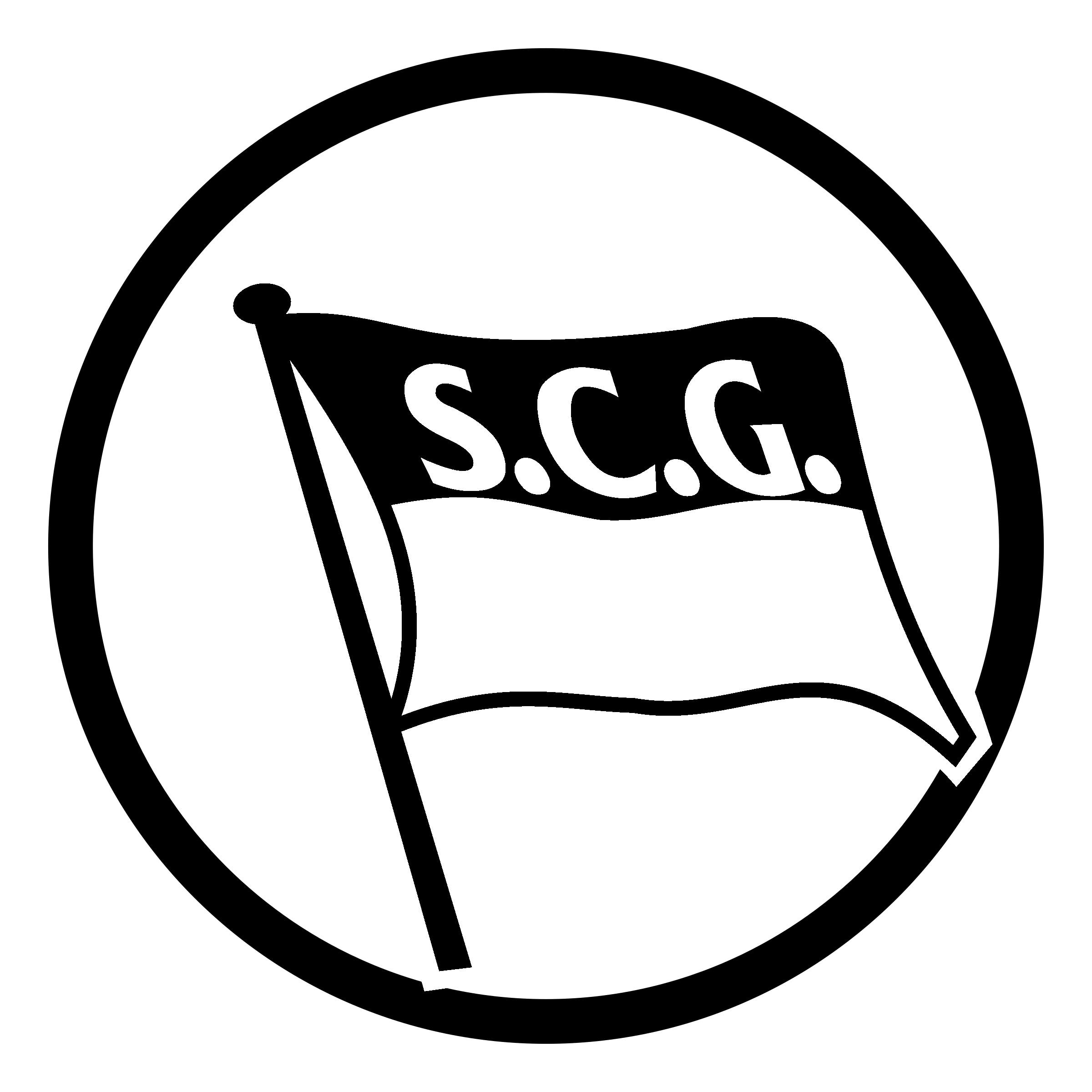 Sport Club Germania de Sao Paulo SP Logo black and white