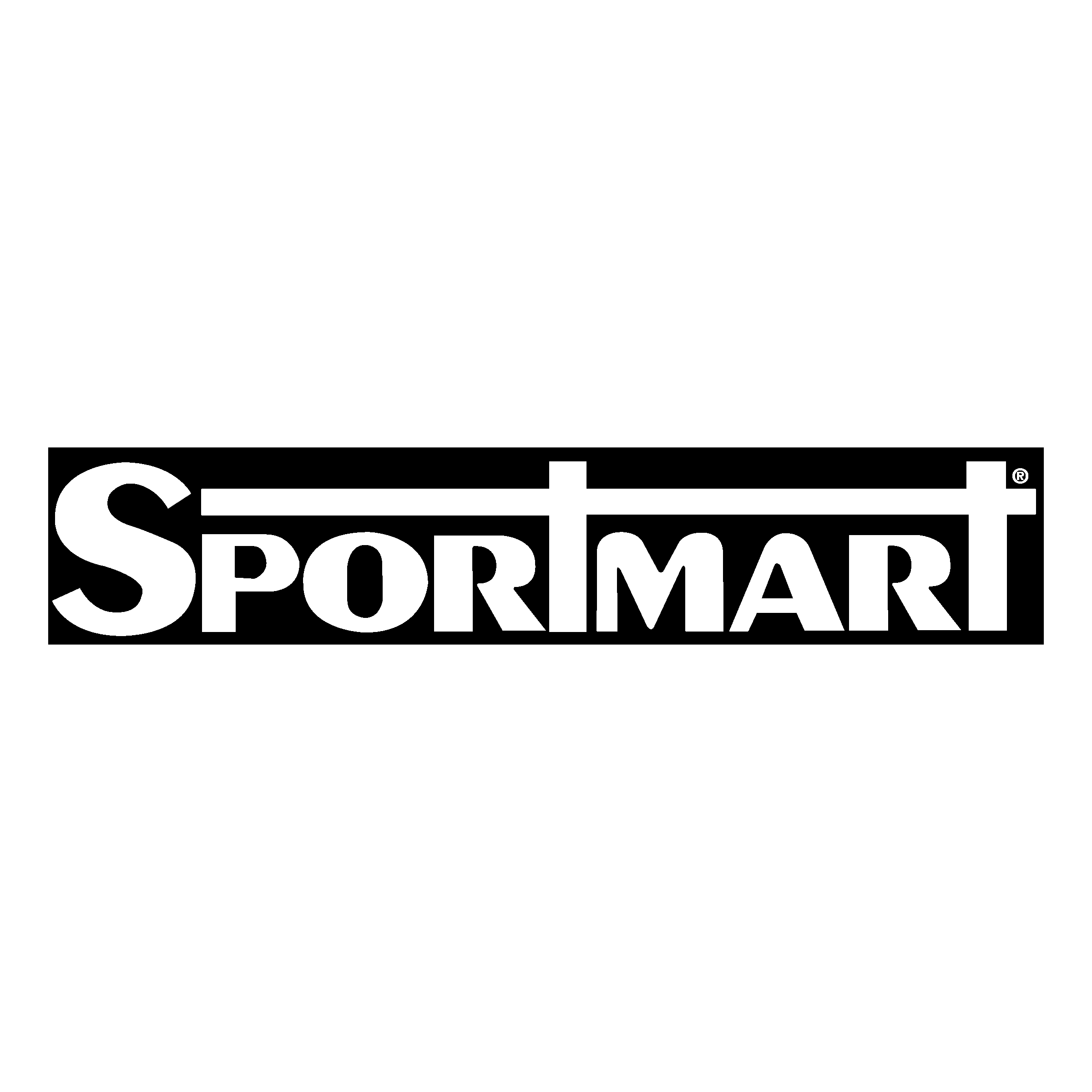 Sportmart Logo black and white