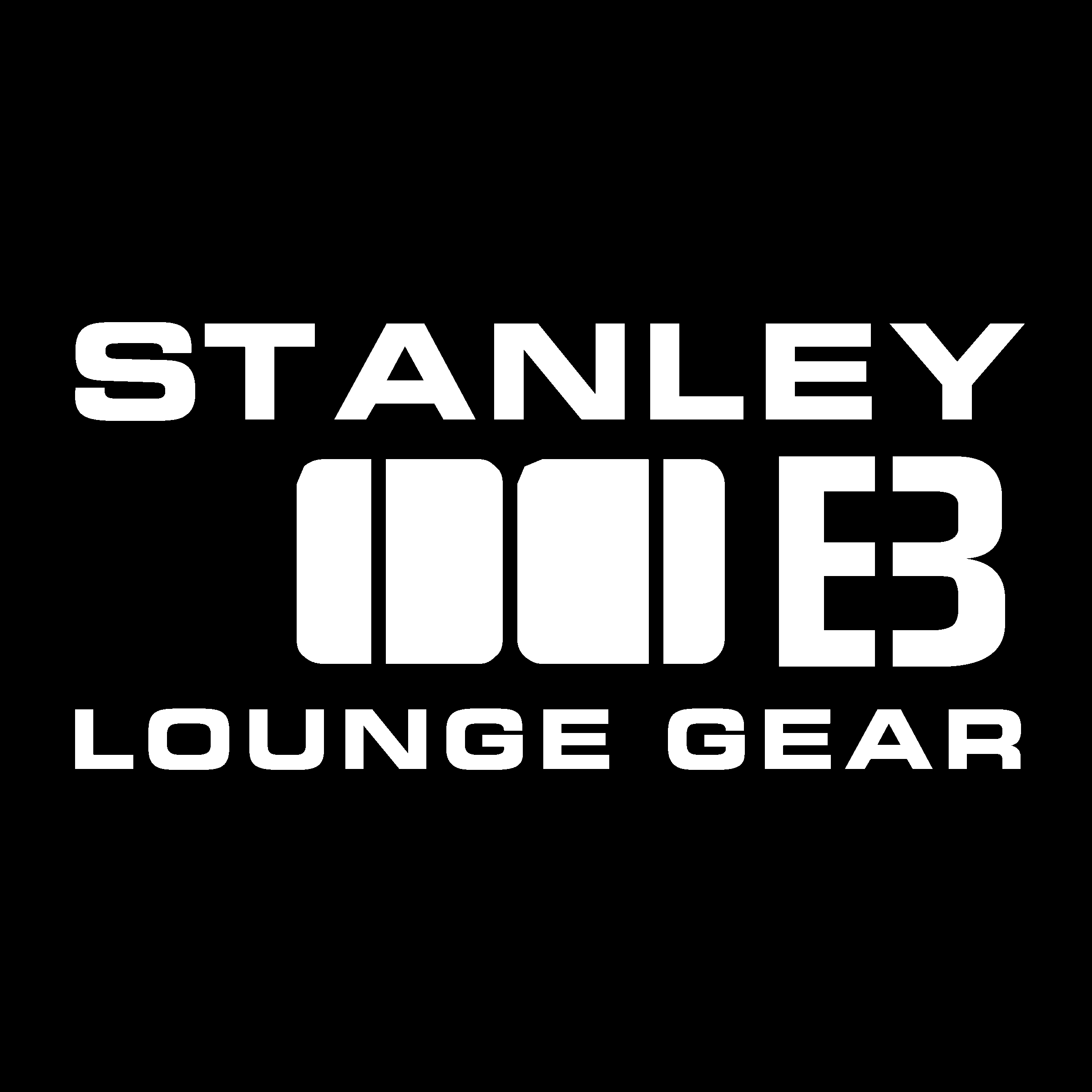 Stanley B Logo black and white