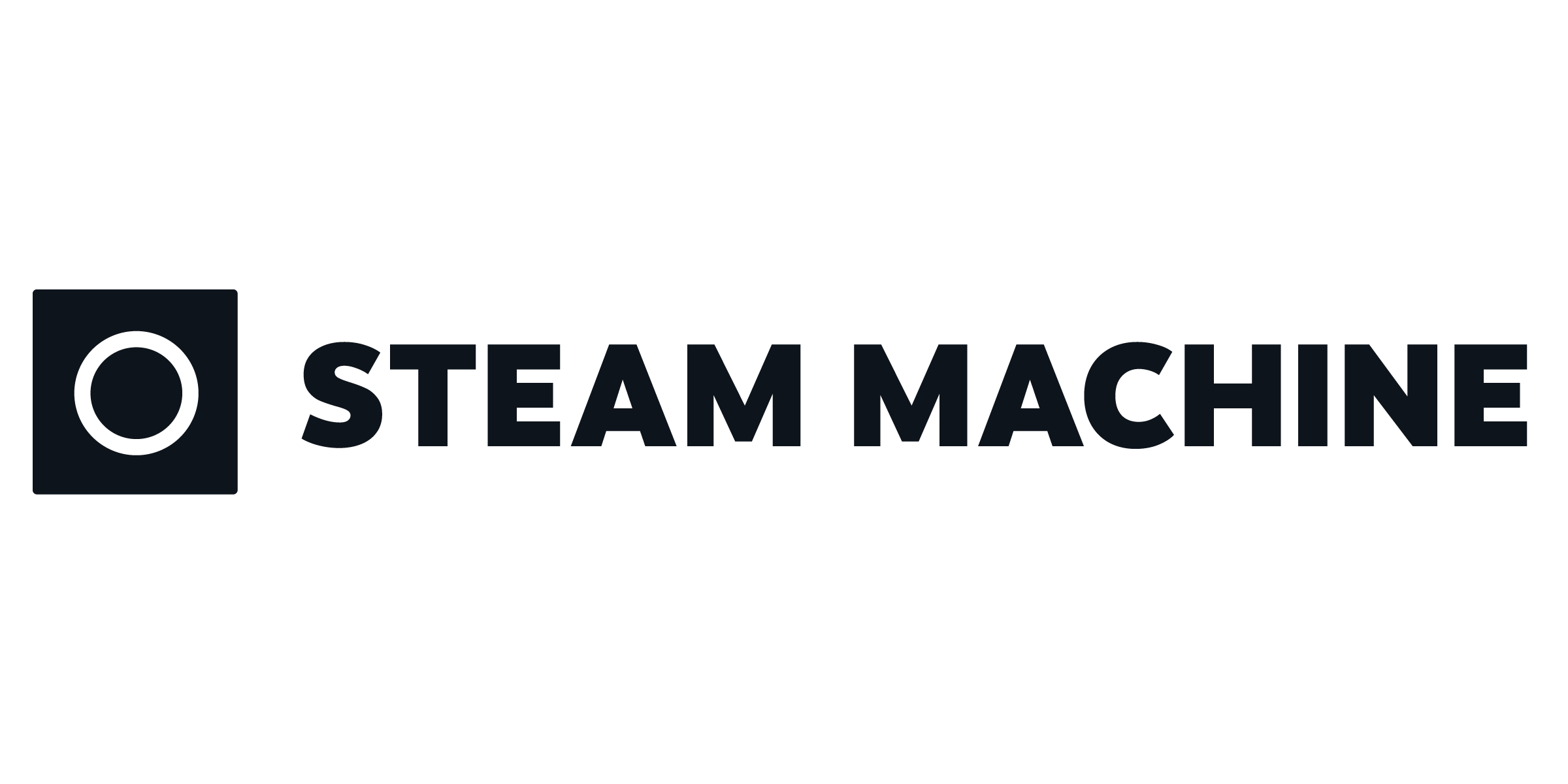 Steam Machine logo black and white