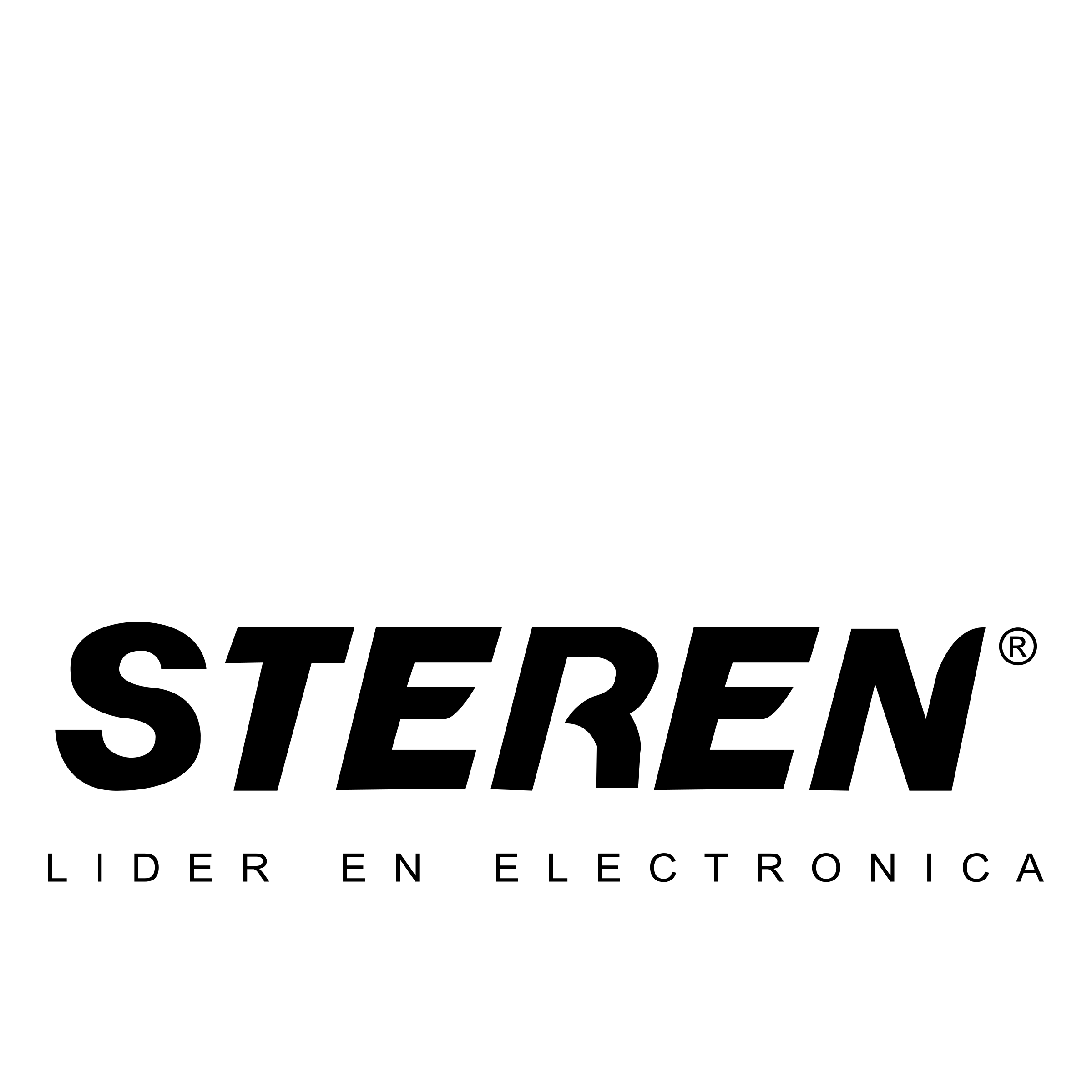 Steren Logo black and white