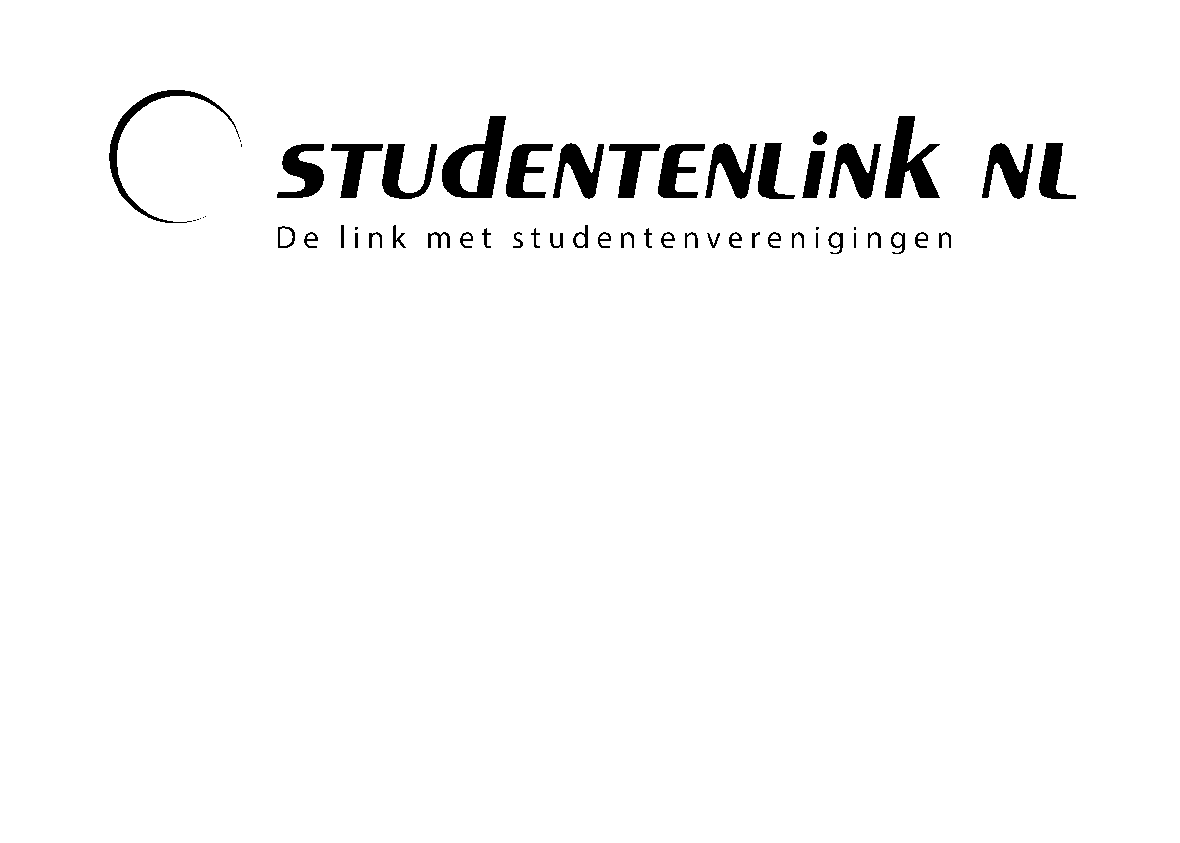 Studentenlink Logo black and white