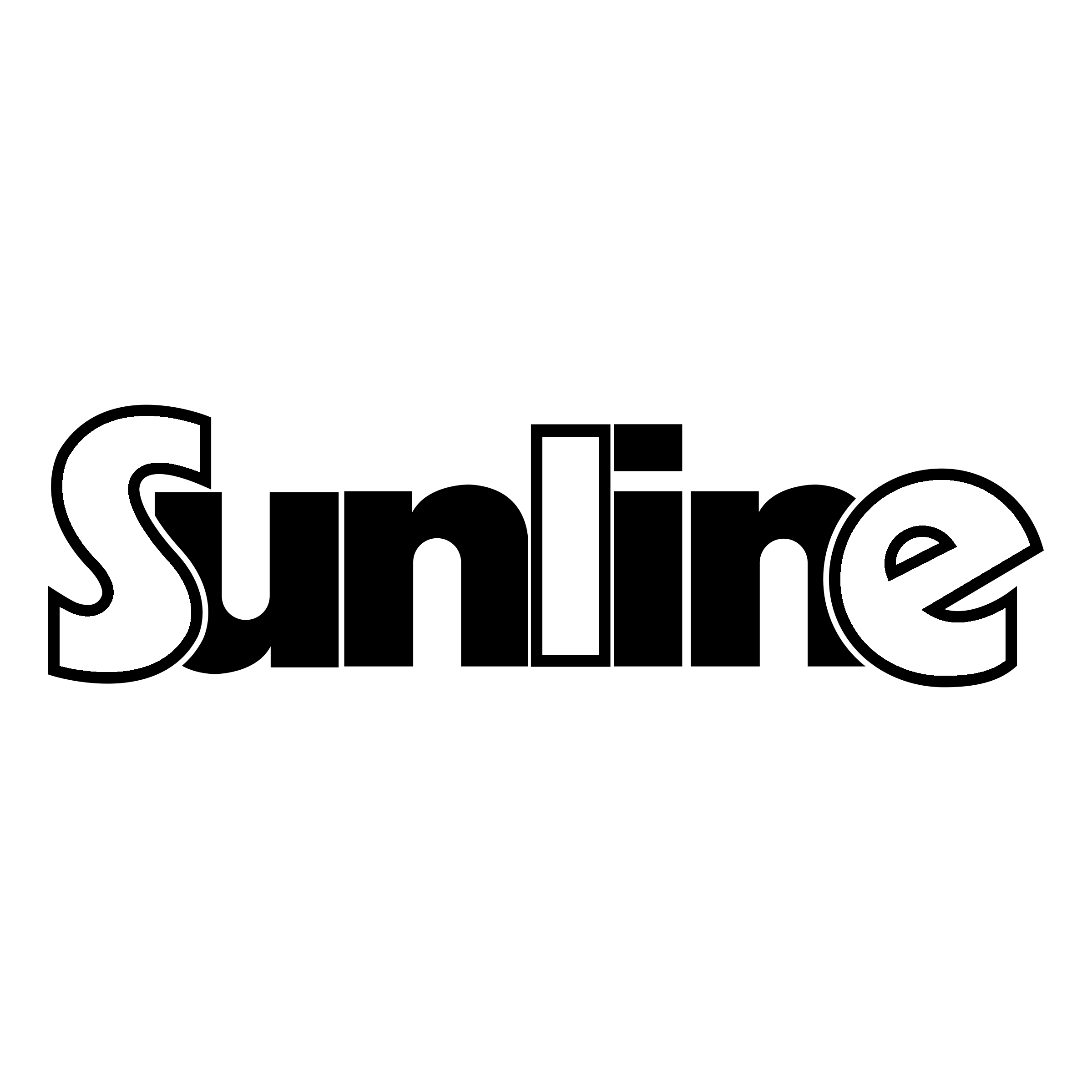 Sunline Logo black and white