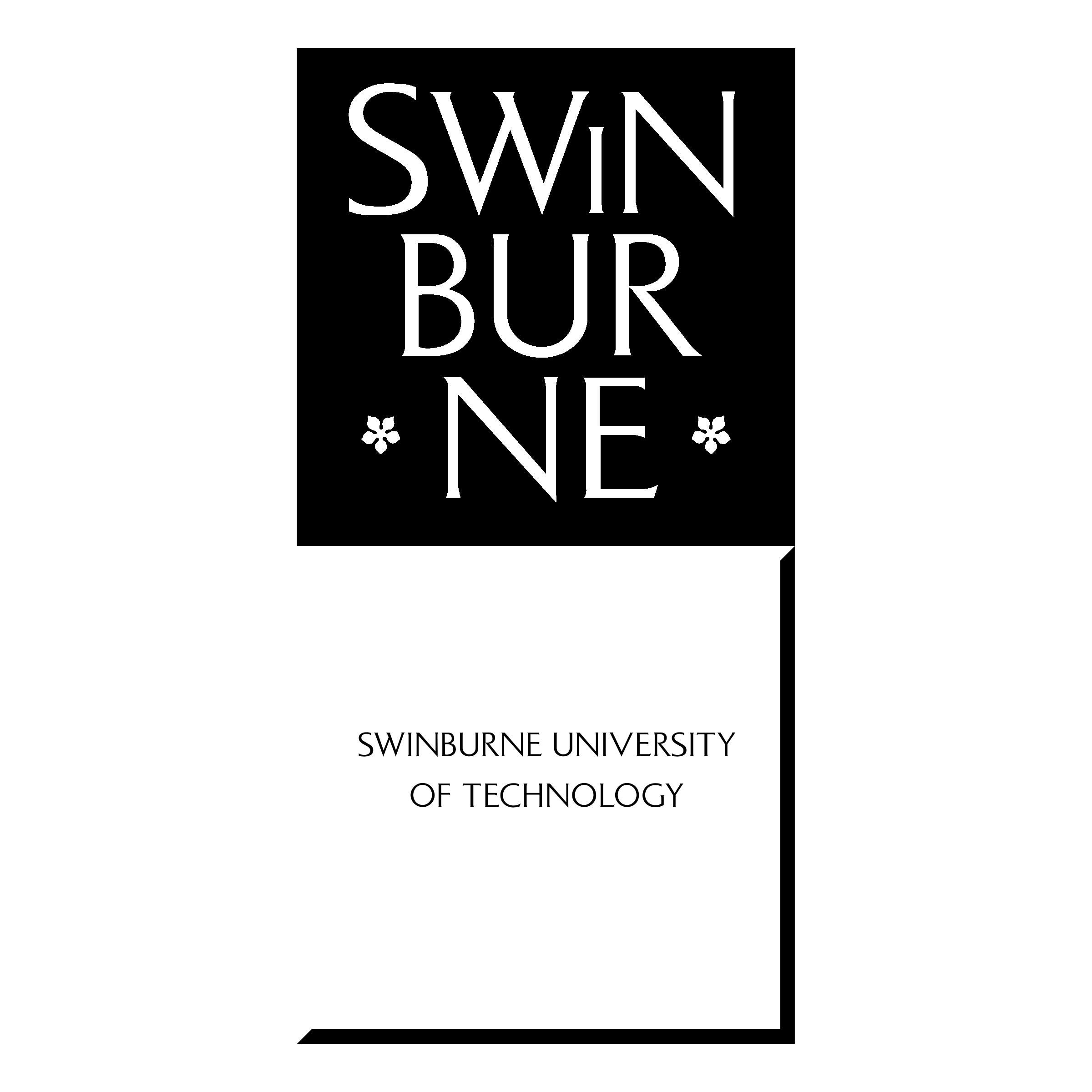 Swinburne University of Technology Logo black and white