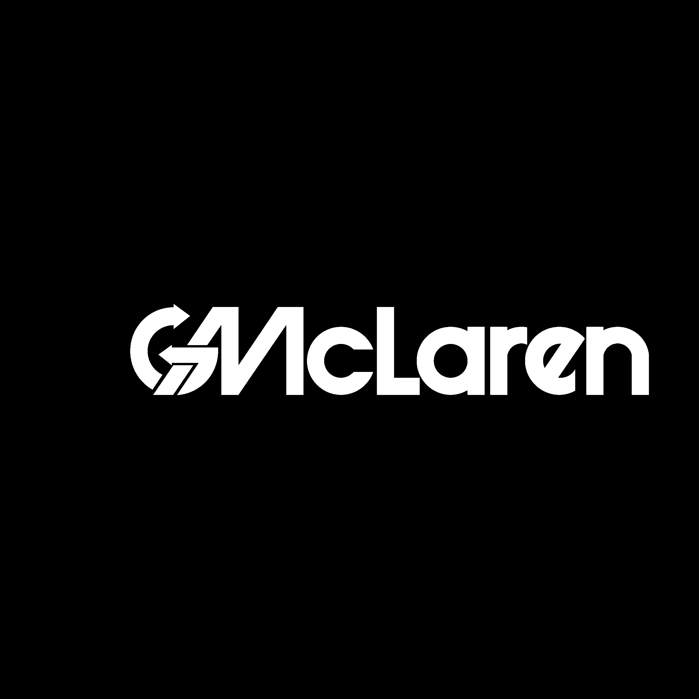 TAG McLaren Logo black and white