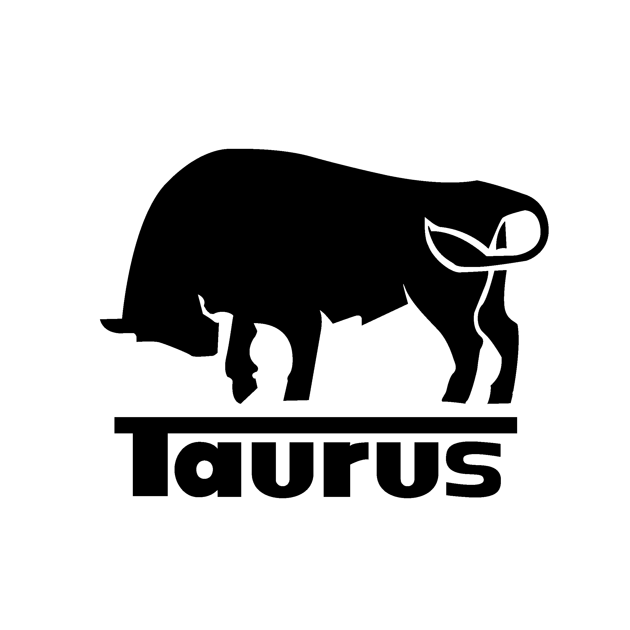 Taurus Logo black and white
