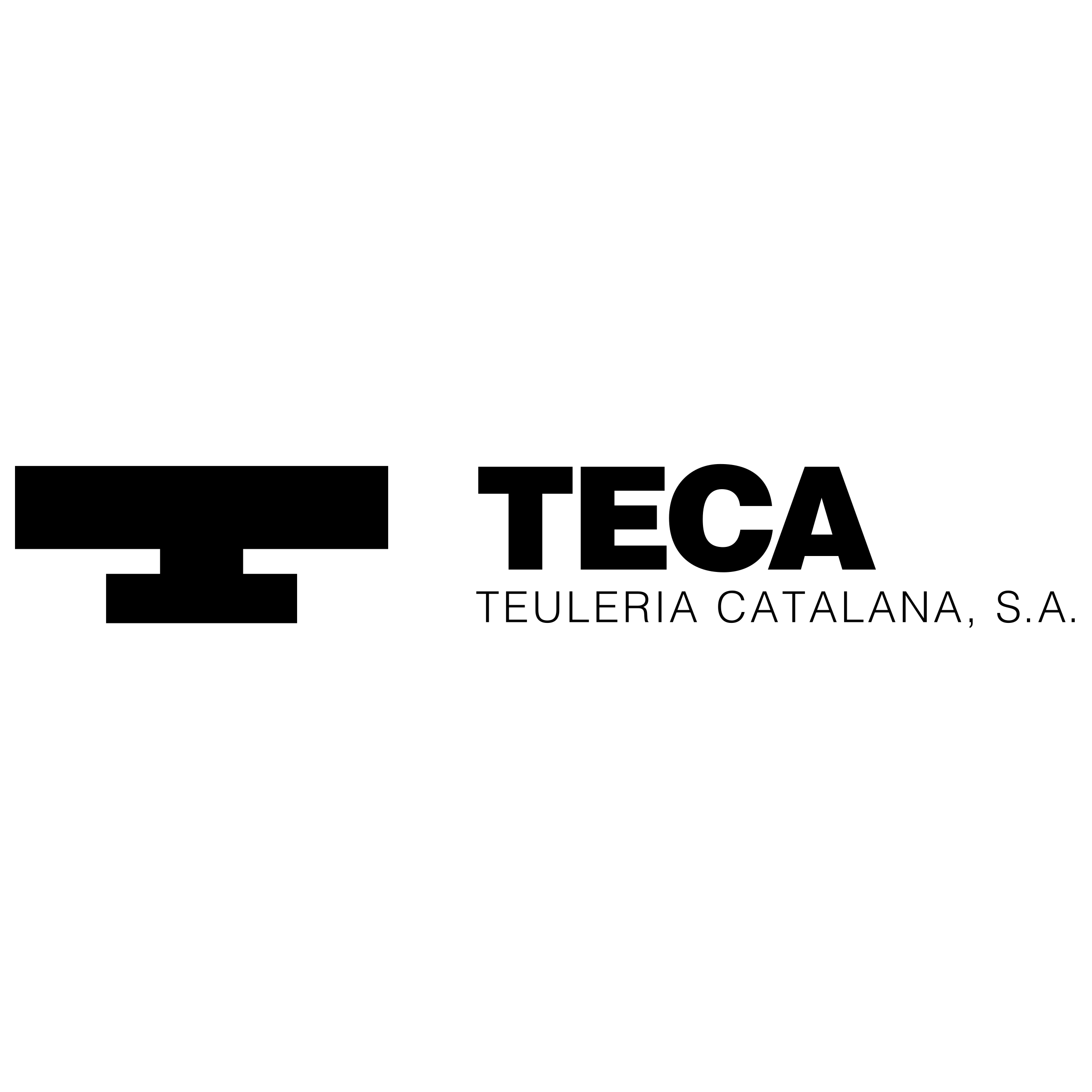 Tecasa Logo black and white