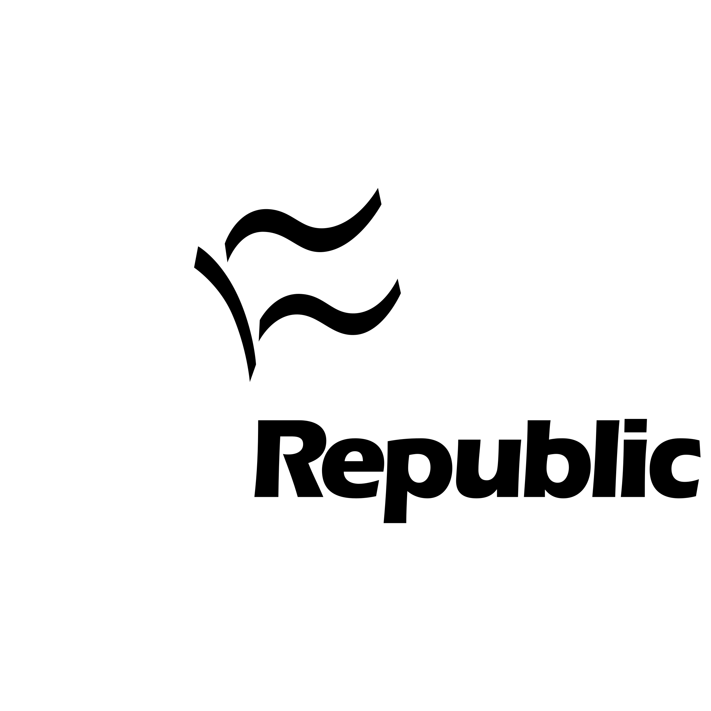TechRepublic Logo black and white