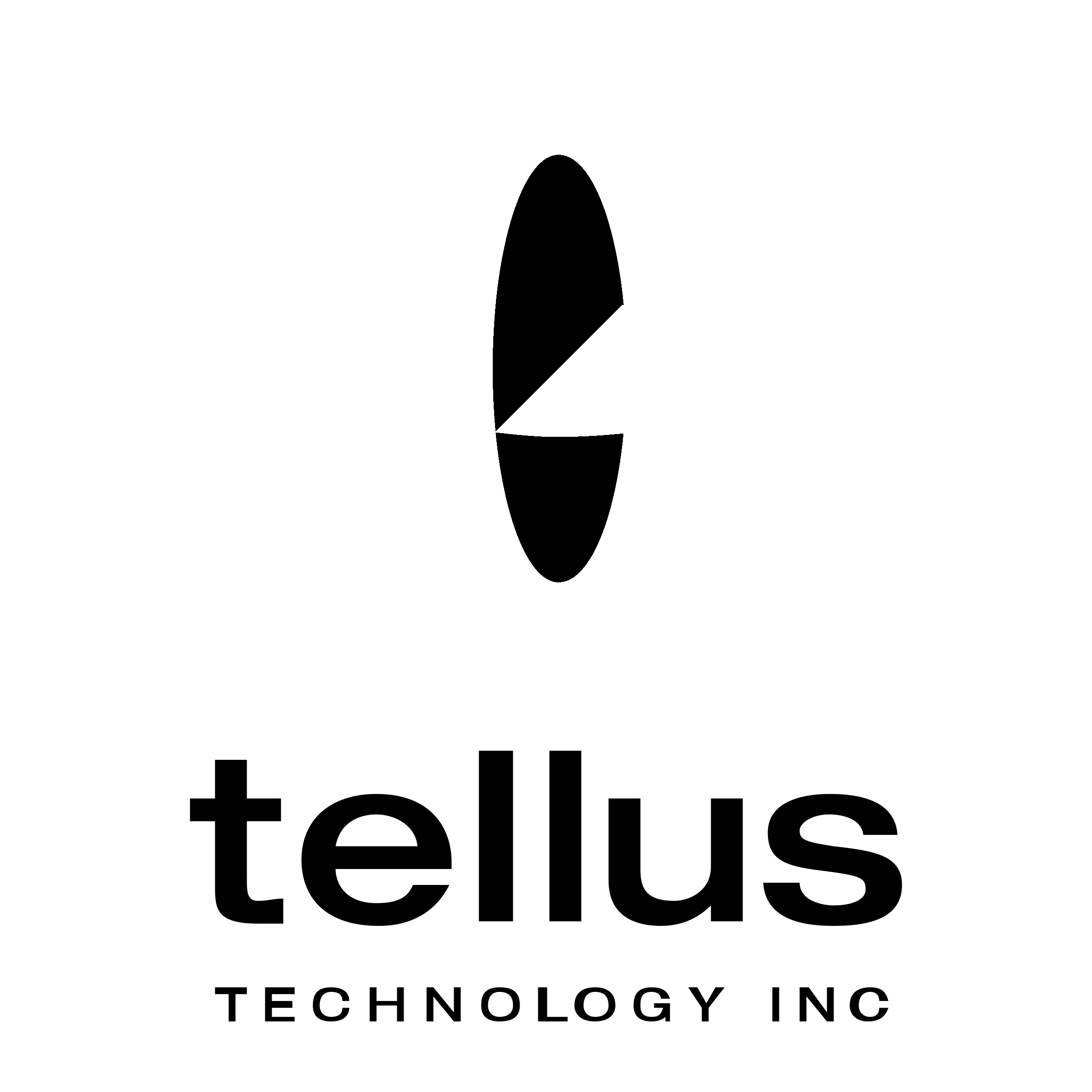 Tellus Technology Logo black and white